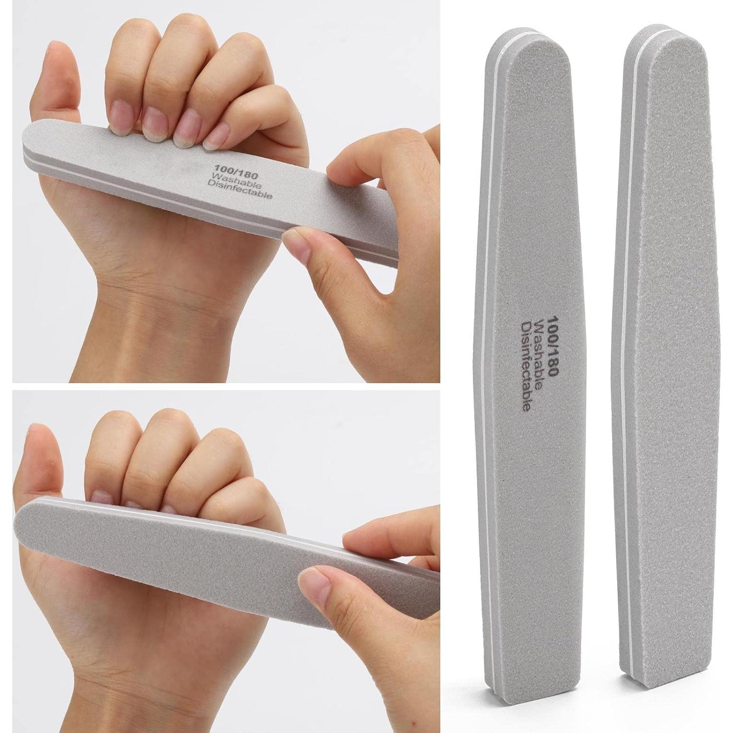 Bloques de Pulido de Uñas LoveBB 10 Pcs Doble Cara 100/180 Grano