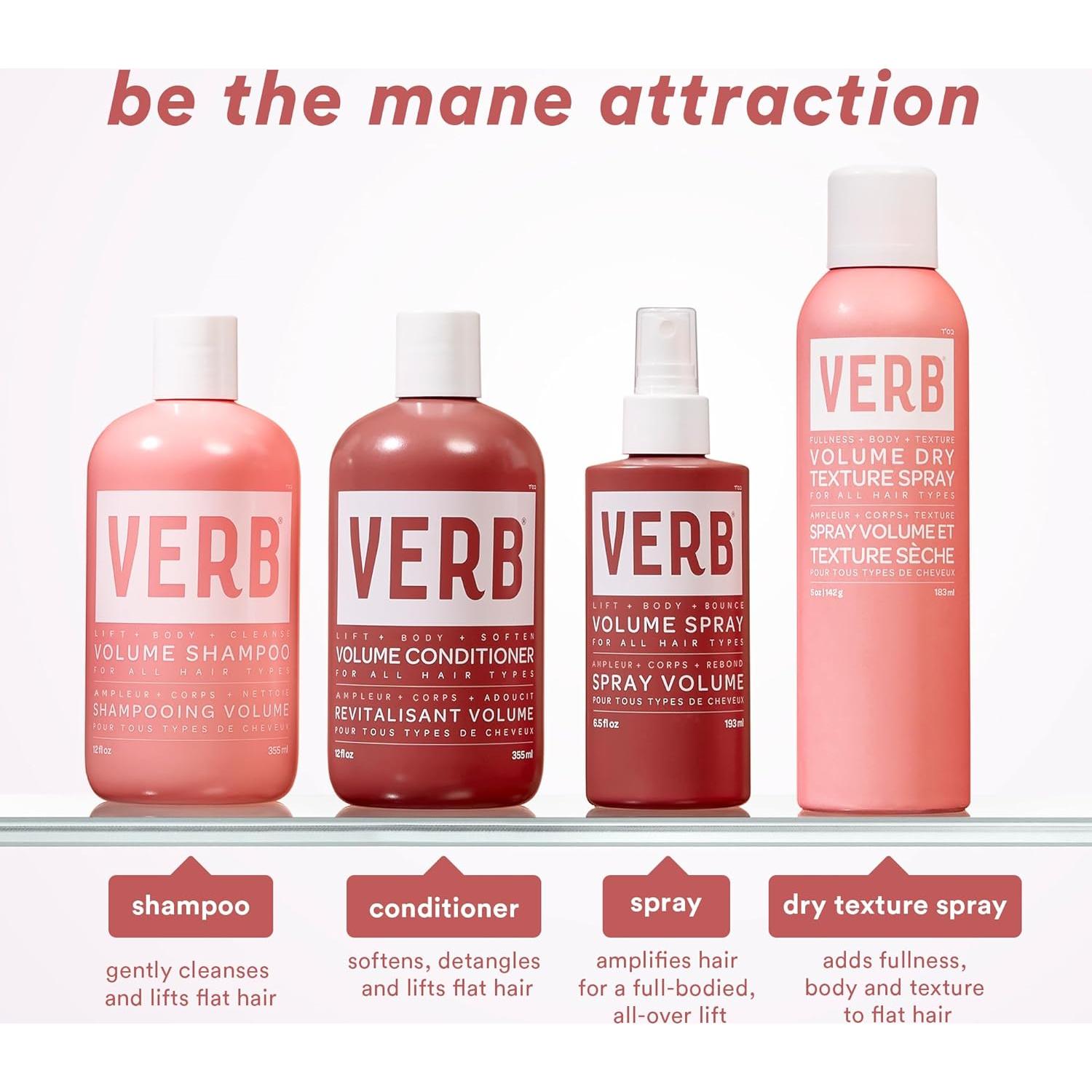 Spray Texturizante Seco VERB 47.3 ml - Aumenta Volumen y Textura