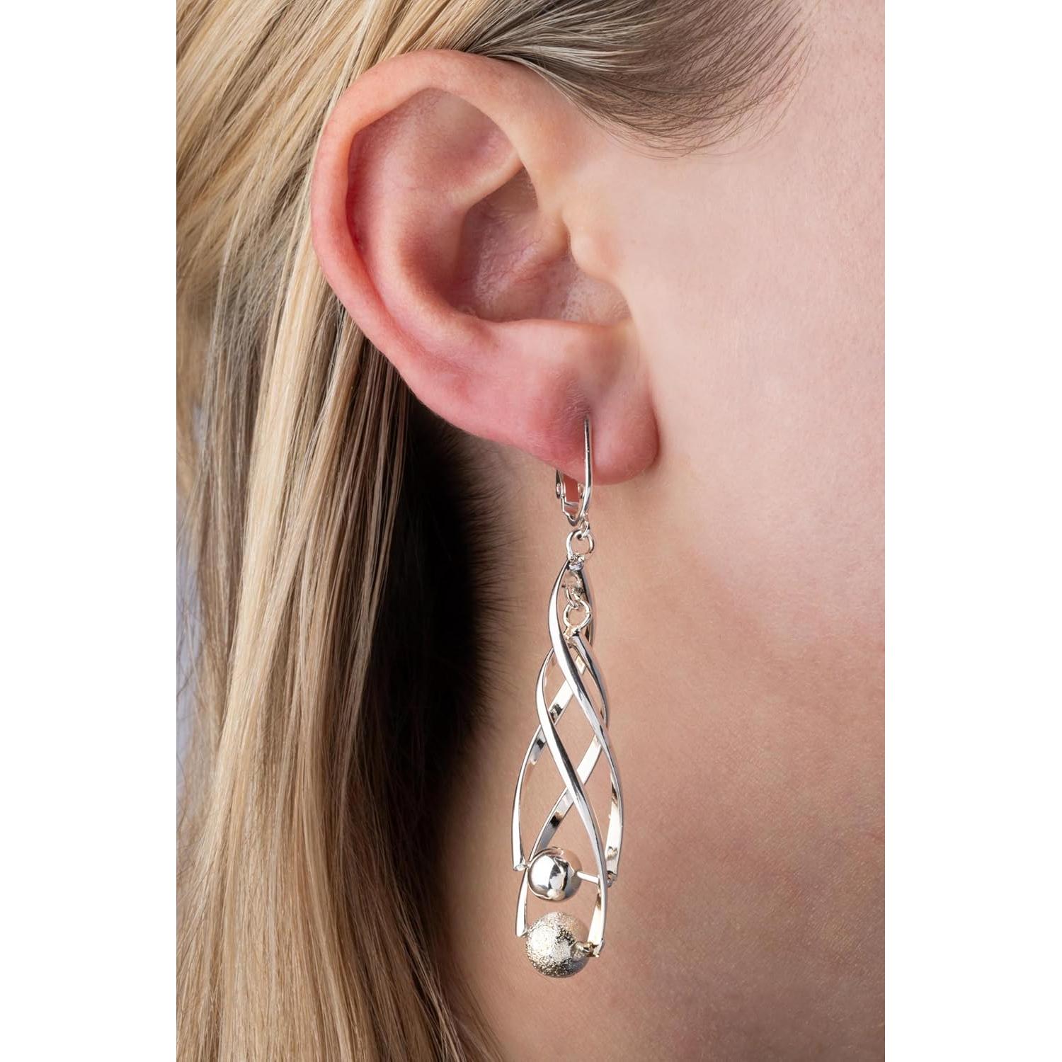 Pendientes de Clip de Plata Aloha Earrings, Hipoalergénicos y Ligeros