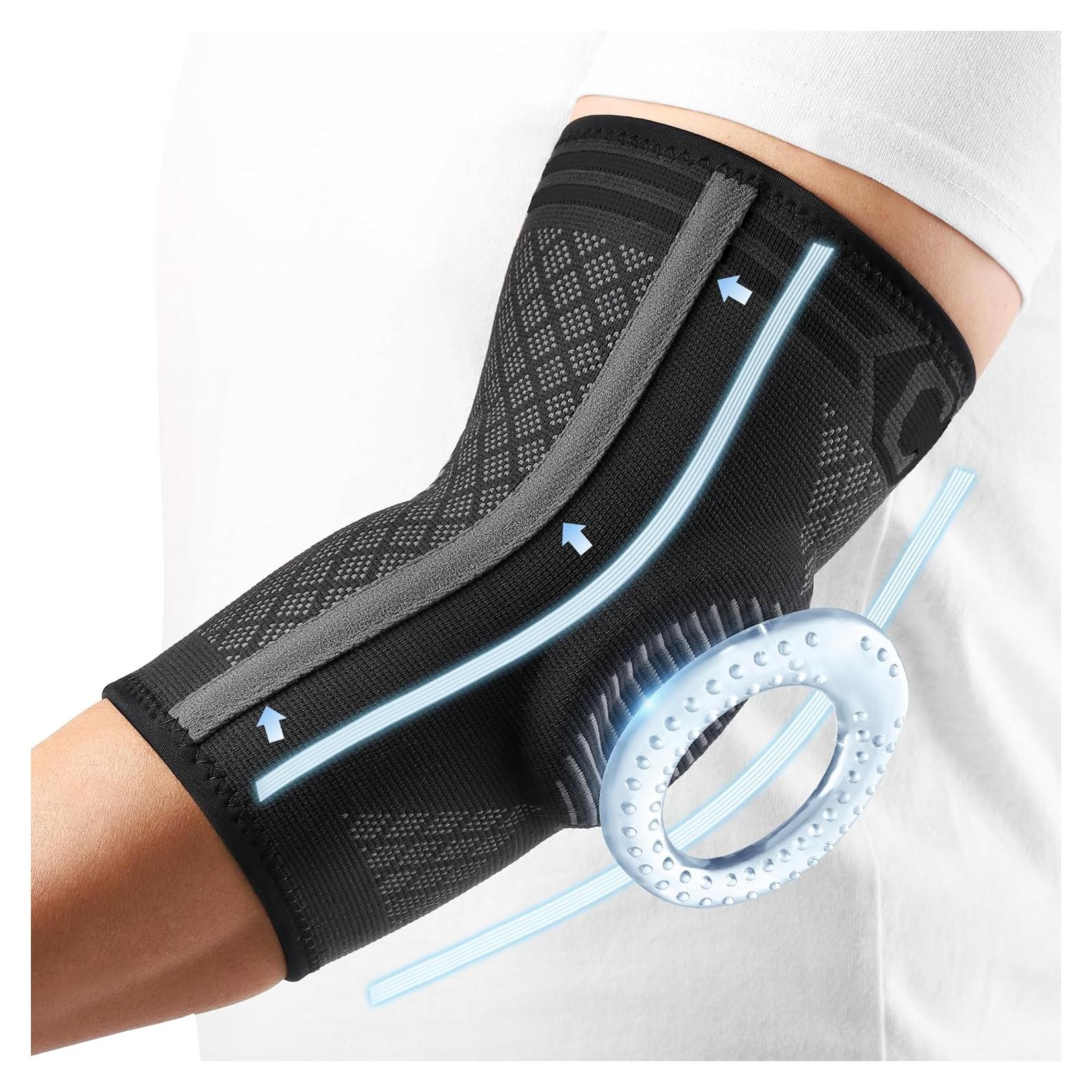 Faja de Codo CAMBIVO para Tendinitis y Codo de Tenista - 2 Paquetes
