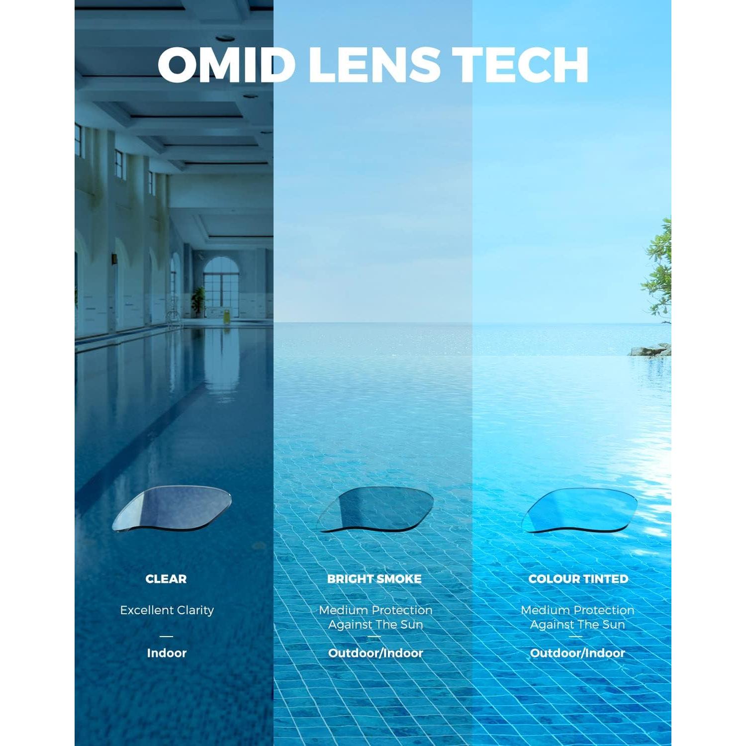 Gafas de natación OMID P2 Lite anti-vaho para adultos