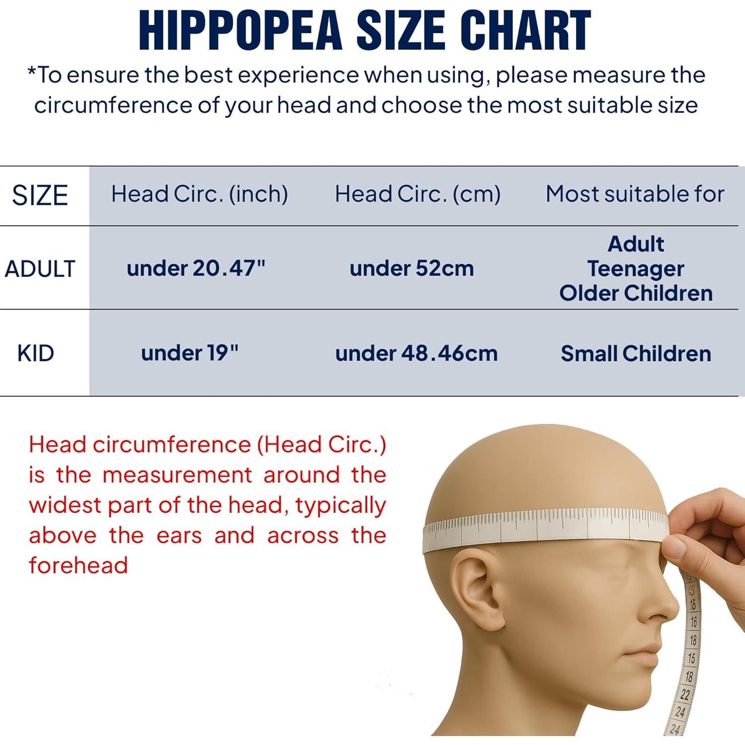 Gorro de Natación HIPPOPEA Unisex Azul Profundo Transpirable