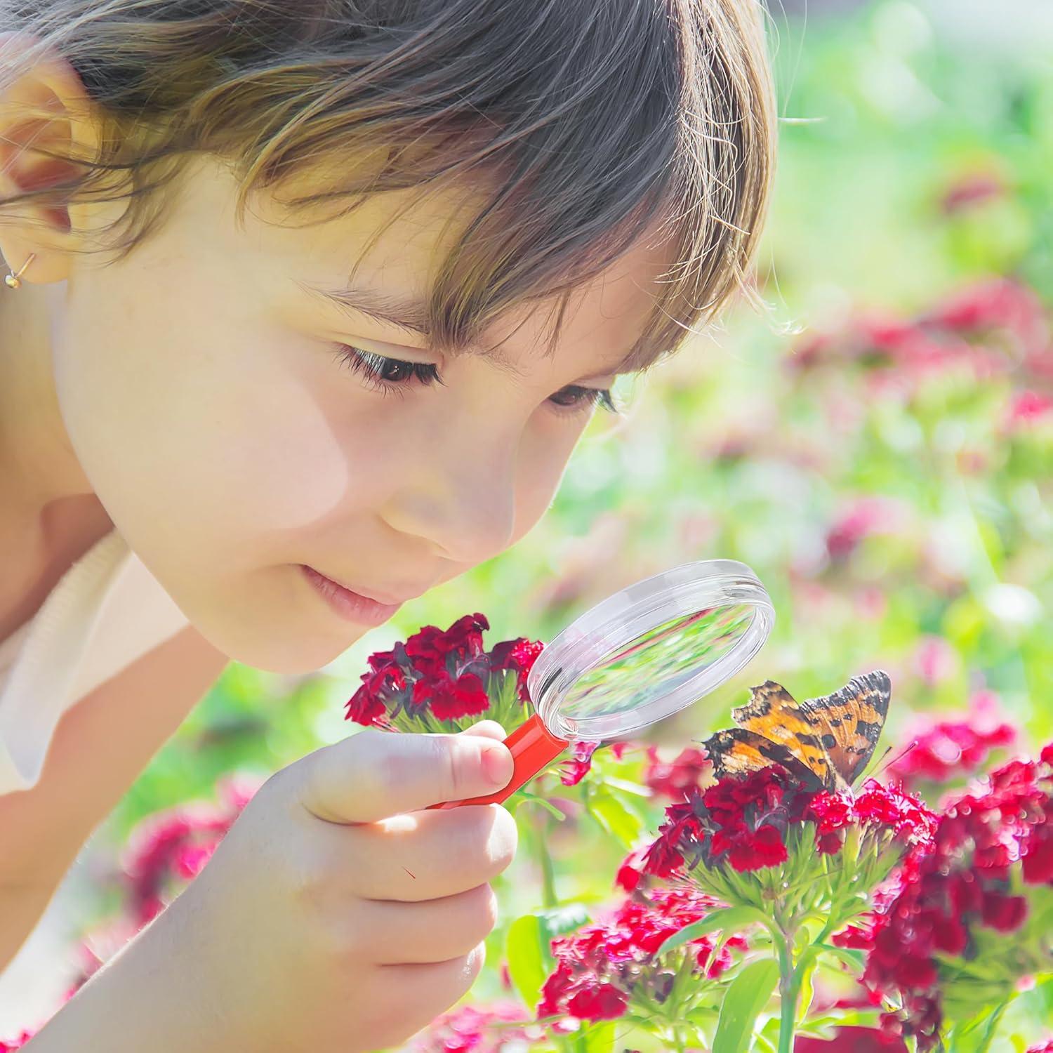 Lentes de Aumento Plásticos Aodaer 3X 12 Paquete Coloridos