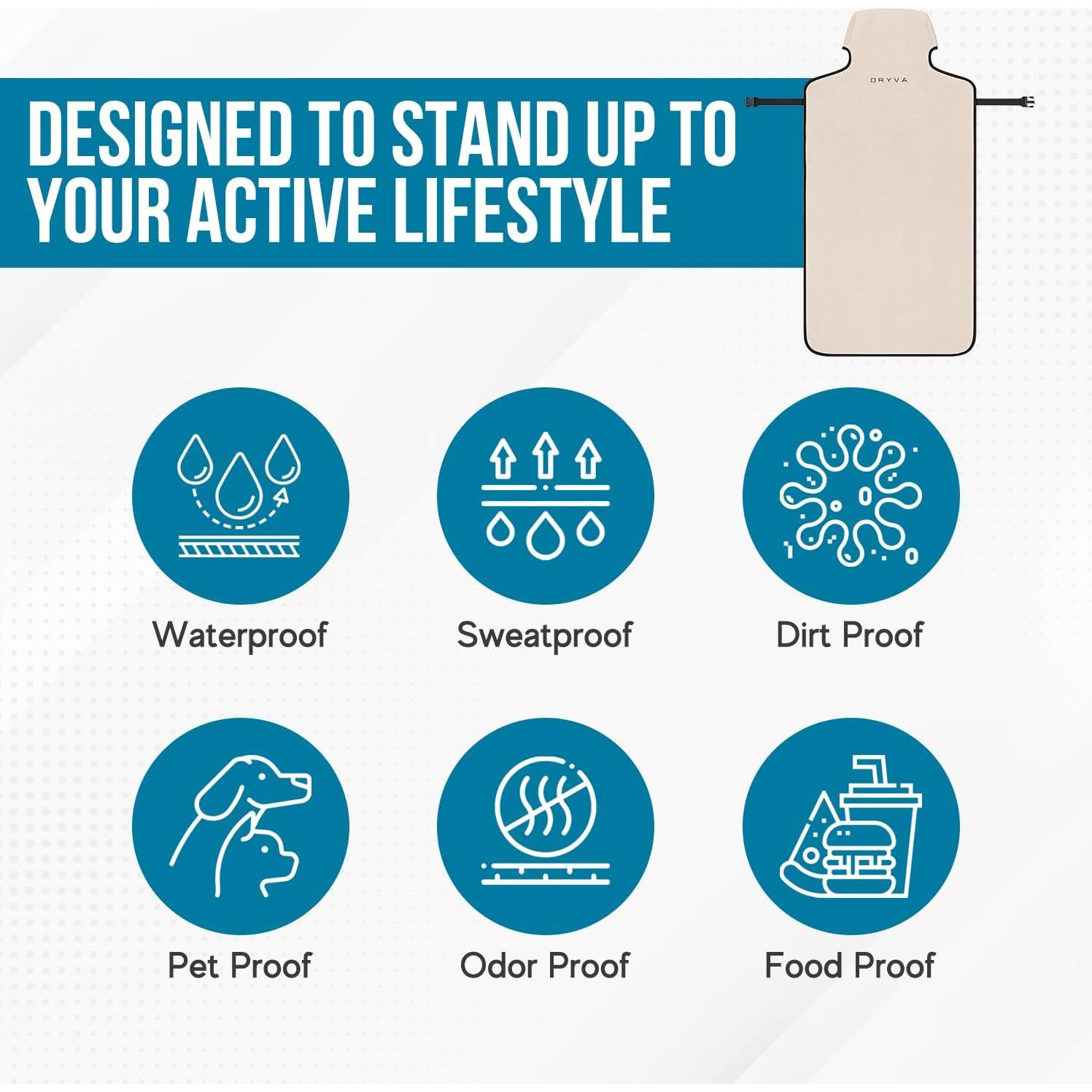 Funda de Asiento de Coche Dryva - Microfibra Premium Beige