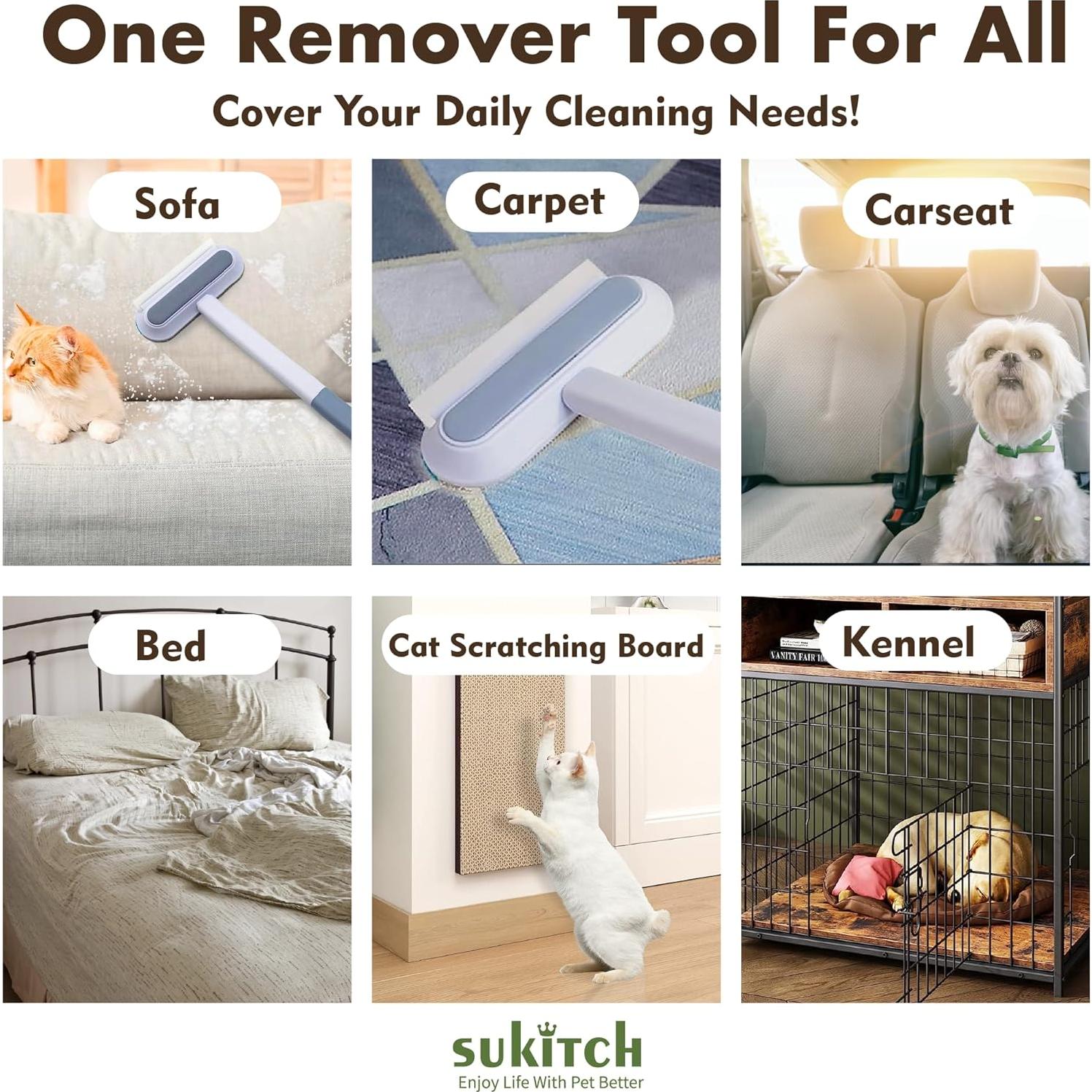 Removedor de Pelo de Mascota Sukitch 44.96 cm Lavable Ecológico