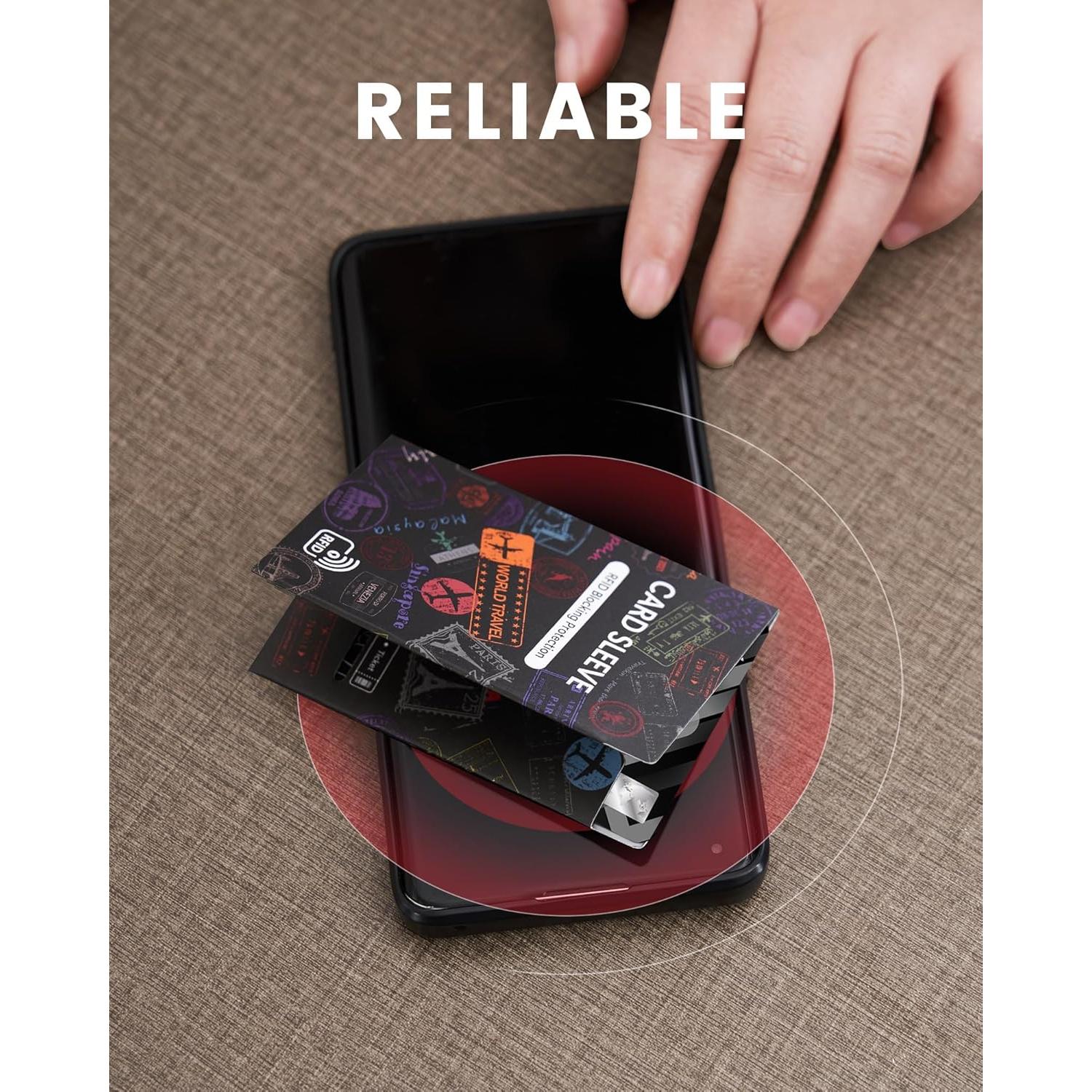 Mangas Bloqueadoras RFID y Protectores de Pasaporte - 14 Unidades