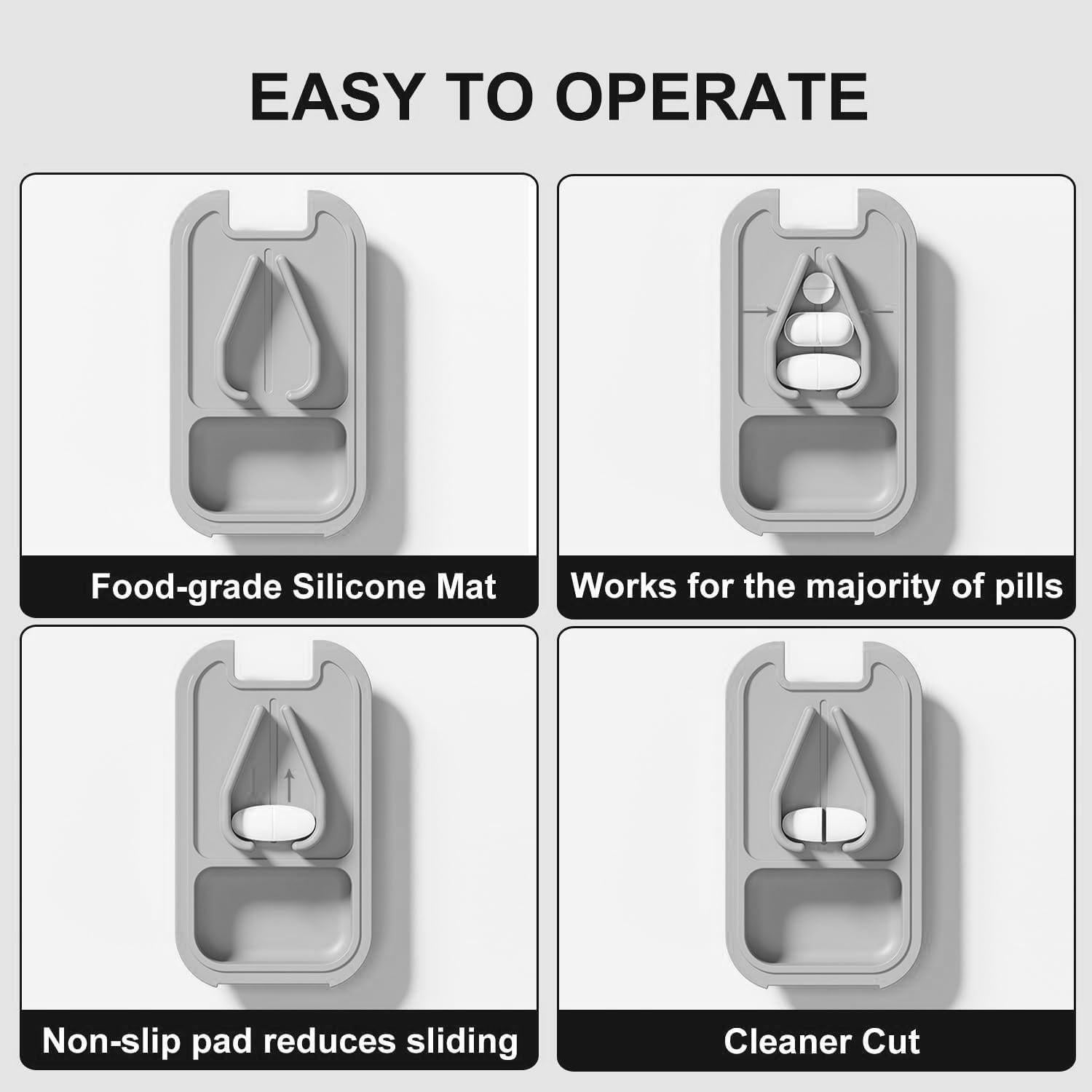 Cortador de Pastillas Hafigigi Negro con Cerradura de Seguridad