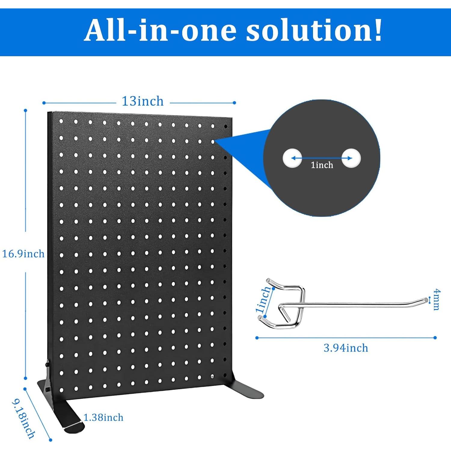 Soporte de Exhibición de Tablero Perforado Uppcasir 43x33 cm