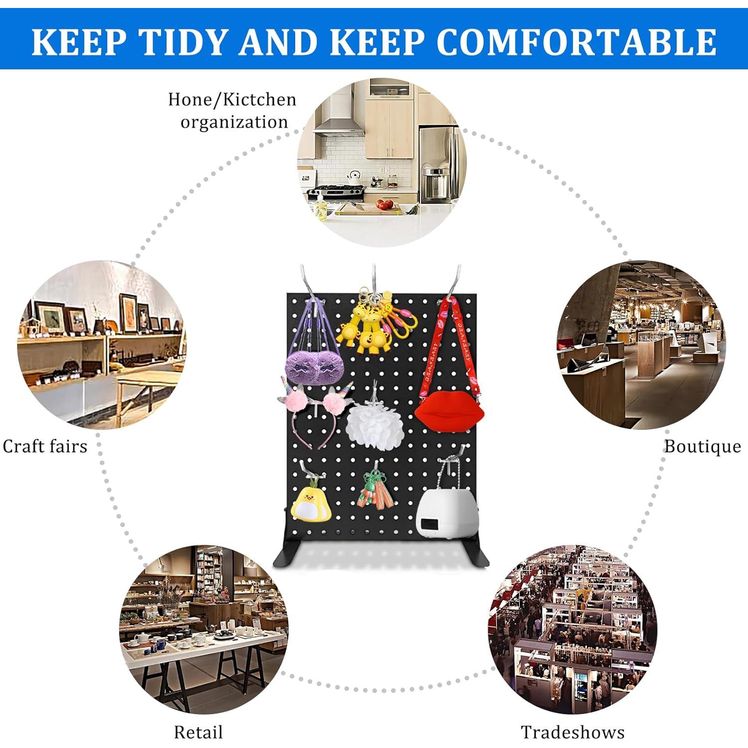 Soporte de Exhibición de Tablero Perforado Uppcasir 43x33 cm