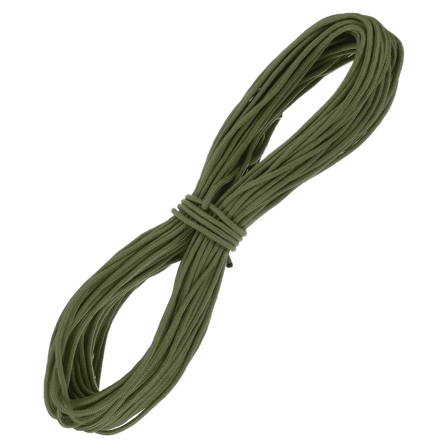 Cuerda Utilitaria Trenzada MECCANIXITY 6mm x 27.5m Verde Militar
