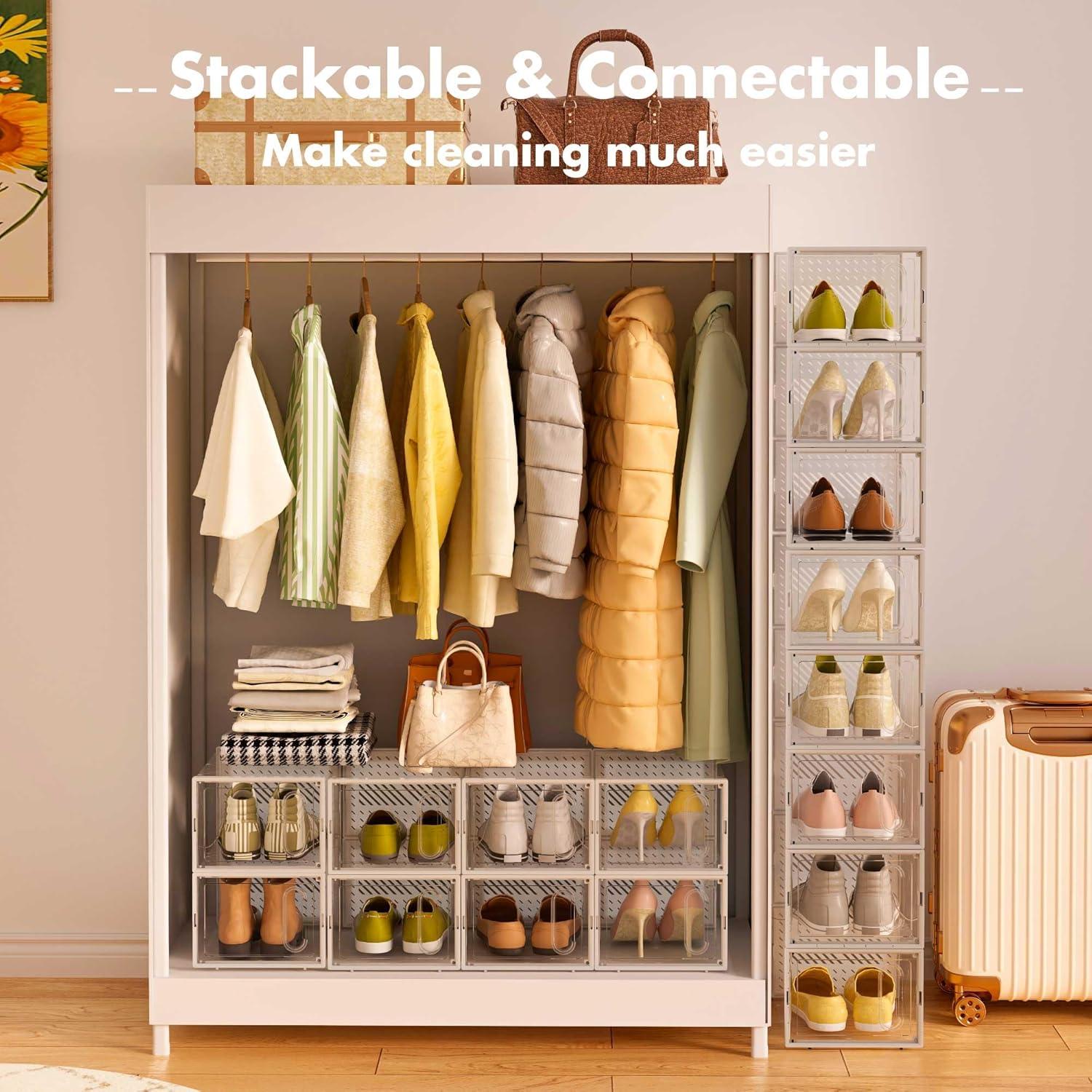 Cajas de Almacenamiento para Zapatos GONAT 12 Unidades 33x25cm