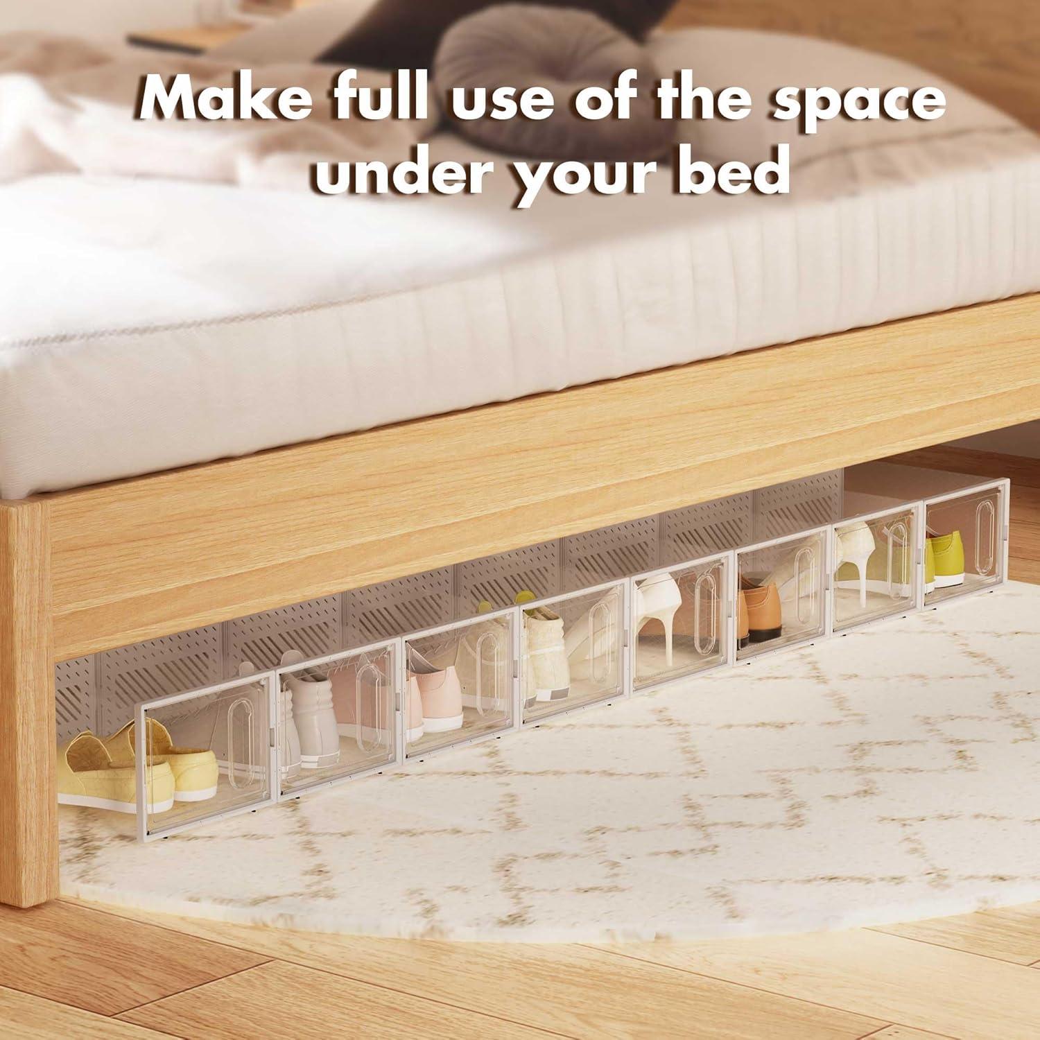 Cajas de Almacenamiento para Zapatos GONAT 12 Unidades 33x25cm