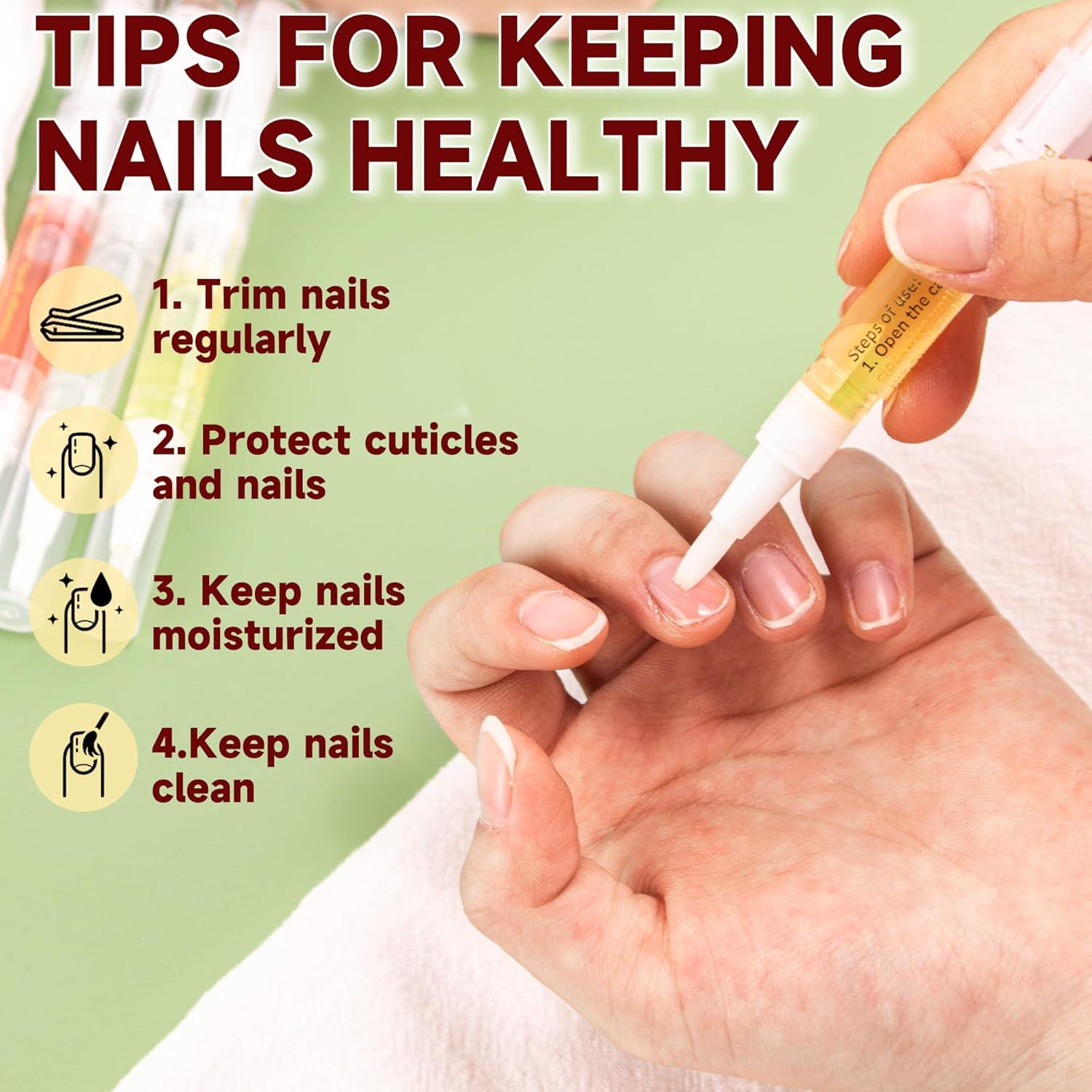 Bolígrafos de Aceite para Cutículas Foncomy - 4 PCS Aromas