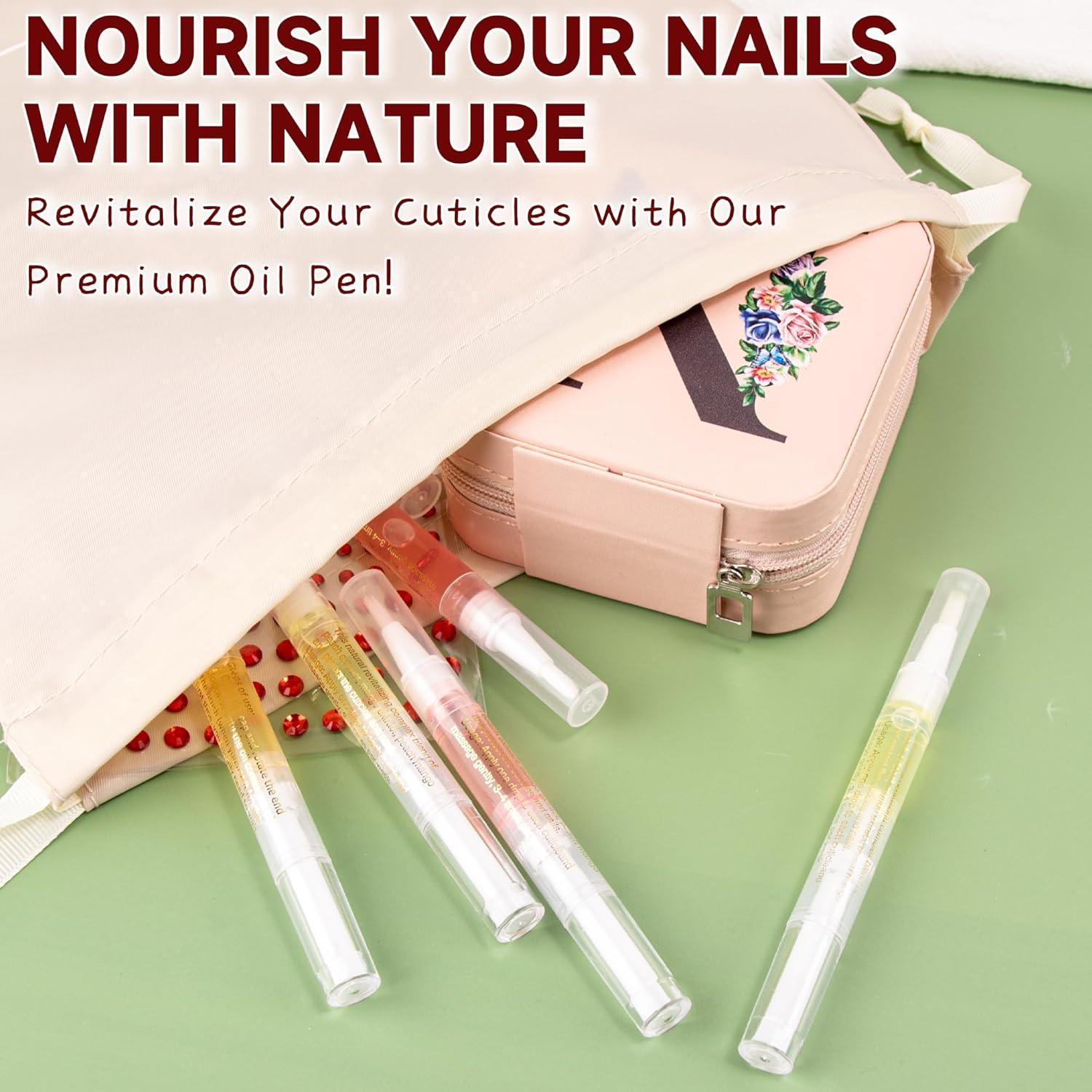 Bolígrafos de Aceite para Cutículas Foncomy - 4 PCS Aromas