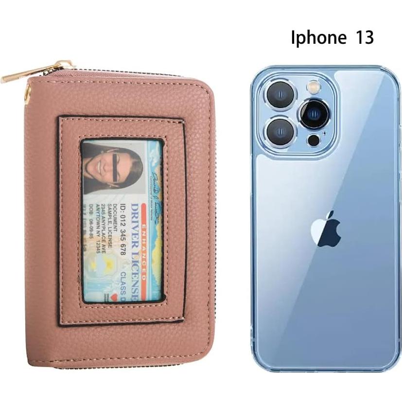 Cartera Portatarjetas RFID FACAI Malva - Compacta para Mujeres