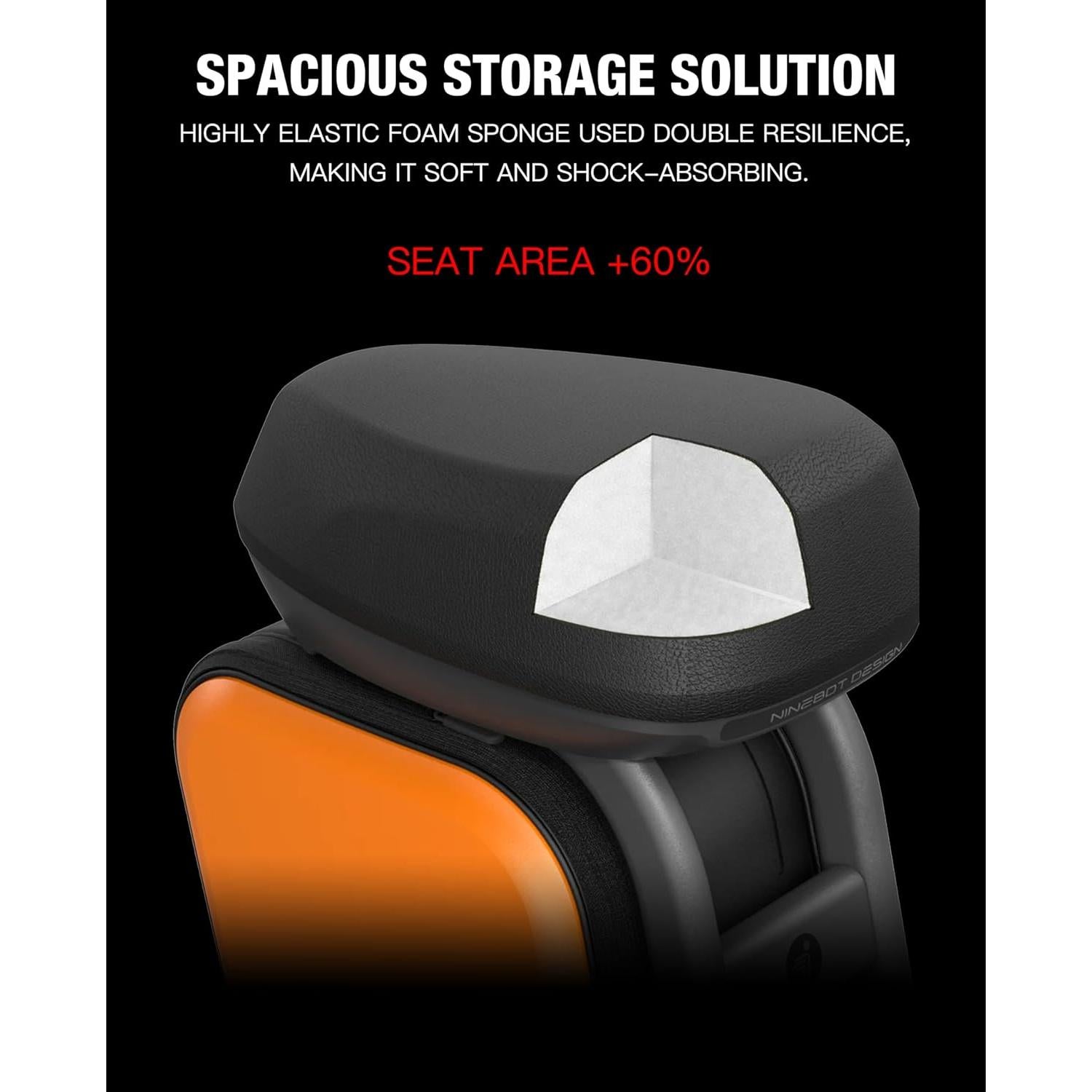 Asiento de Scooter STIO para Ninebot MAX G2 G65 con Bolsa 10L