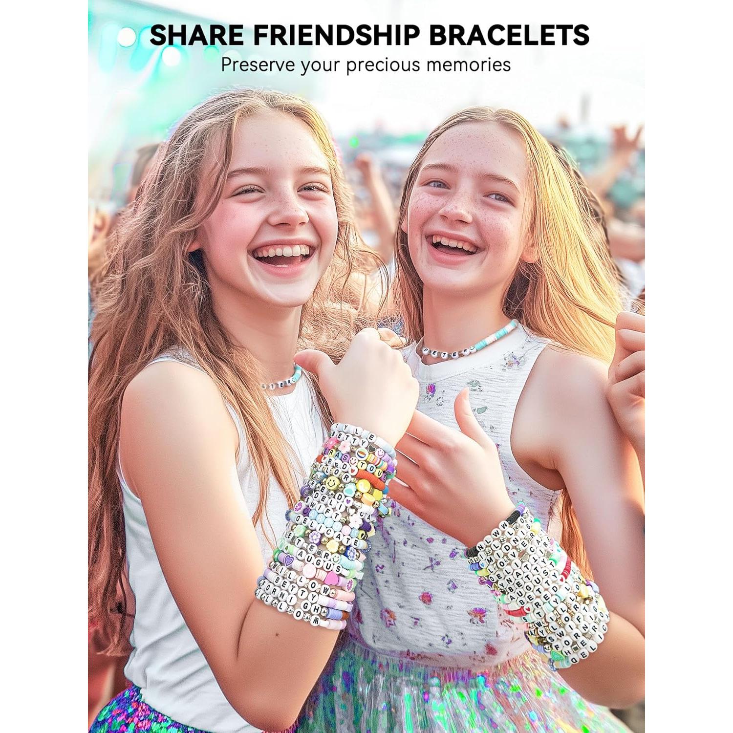 Kit de Cuentas de Letras ART DOT 800 Piezas para Pulseras