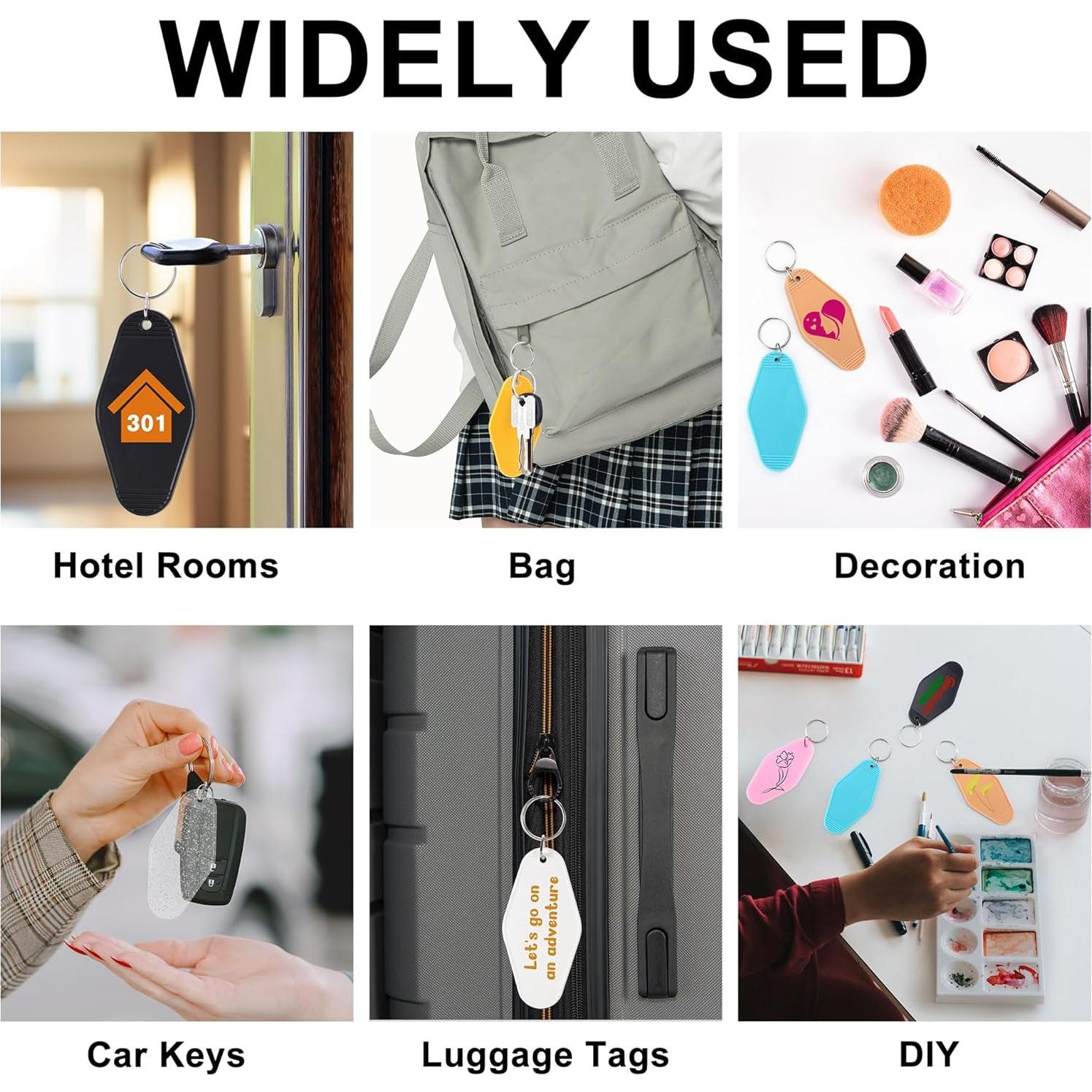 Llavero en blanco Yoption para sublimación 50 piezas 90x45mm