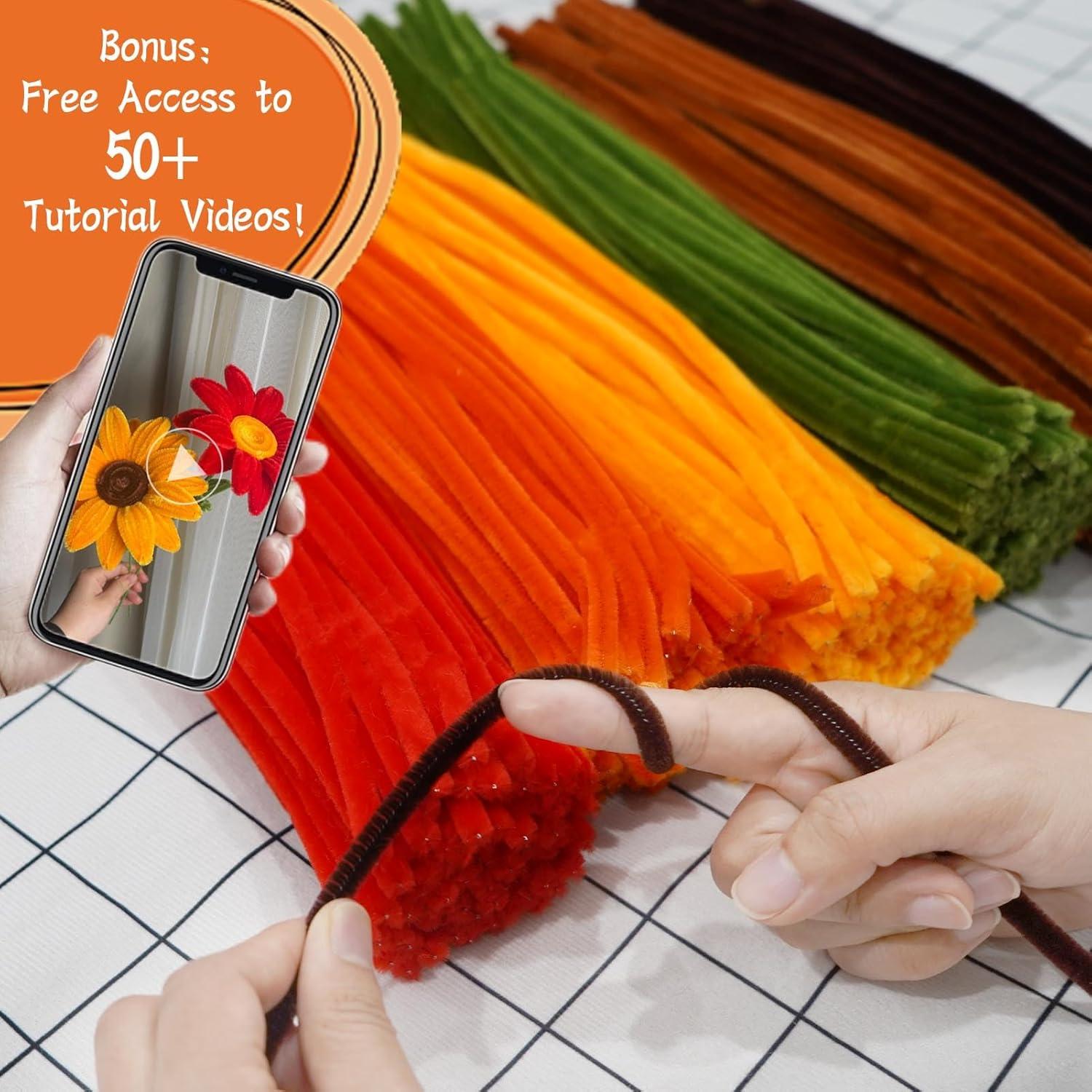 500 Limpiapipas Chenille Multicolor URSDIART 6mm x 30.48cm