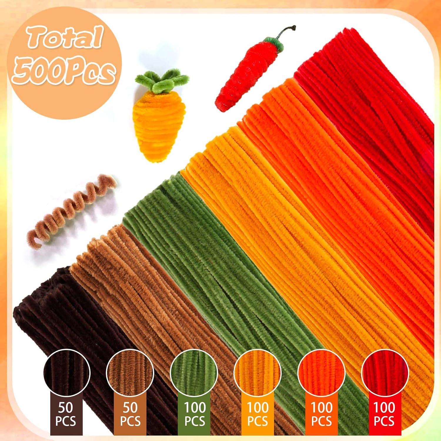 500 Limpiapipas Chenille Multicolor URSDIART 6mm x 30.48cm