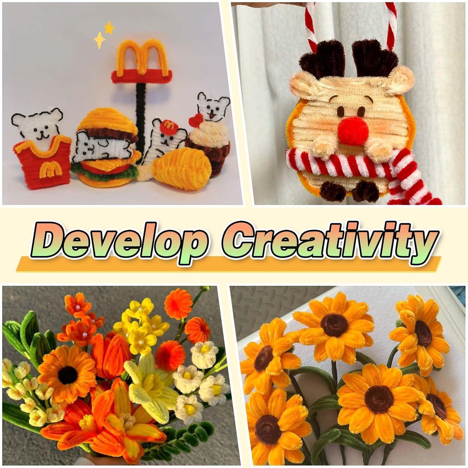 500 Limpiapipas Chenille Multicolor URSDIART 6mm x 30.48cm