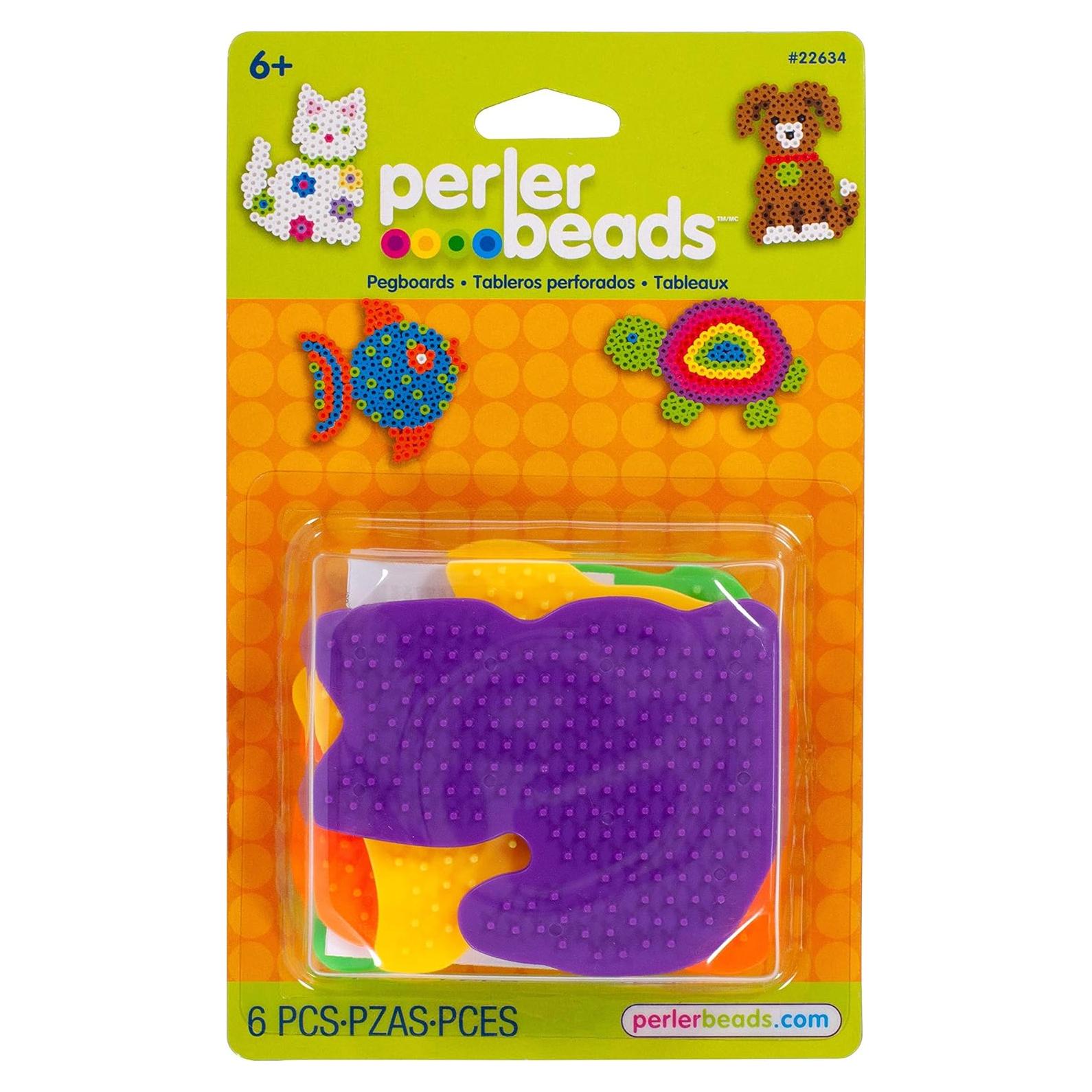 Tableros de Clavos Perler Animales - 4 Piezas Reutilizables