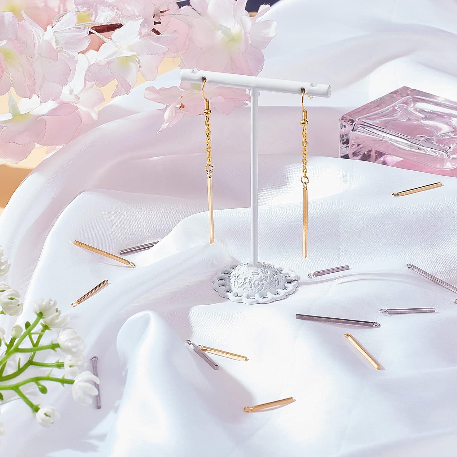 SUNNYCLUE 32 Piezas Charms de Acero Inoxidable para DIY