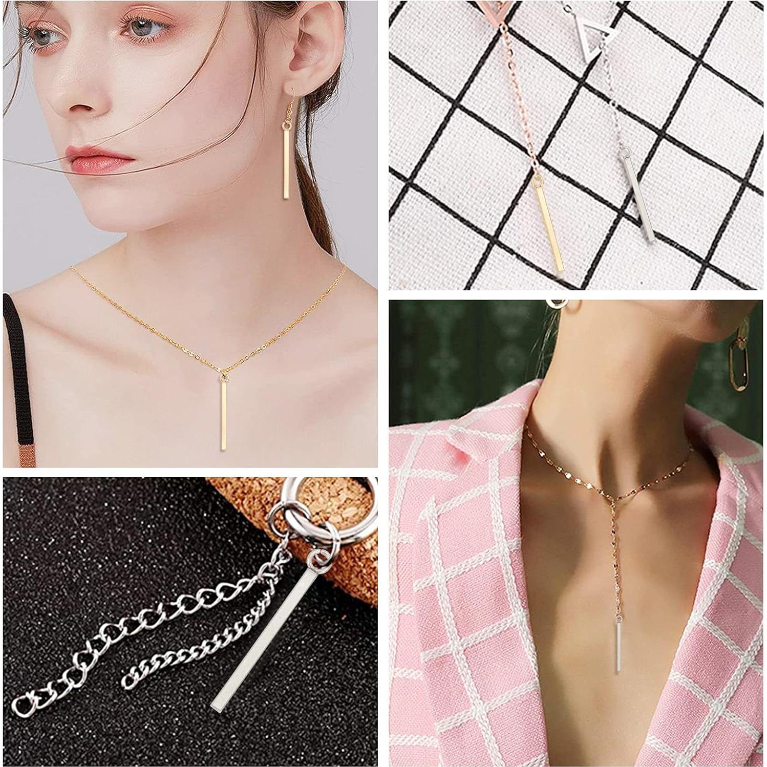 SUNNYCLUE 32 Piezas Charms de Acero Inoxidable para DIY