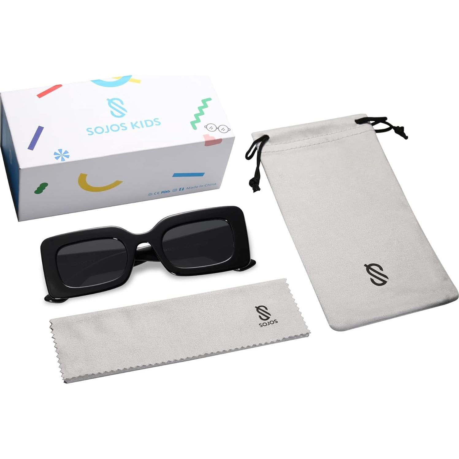 Gafas de sol SOJOS UV400 para niñas 1-2 años, diseño moderno