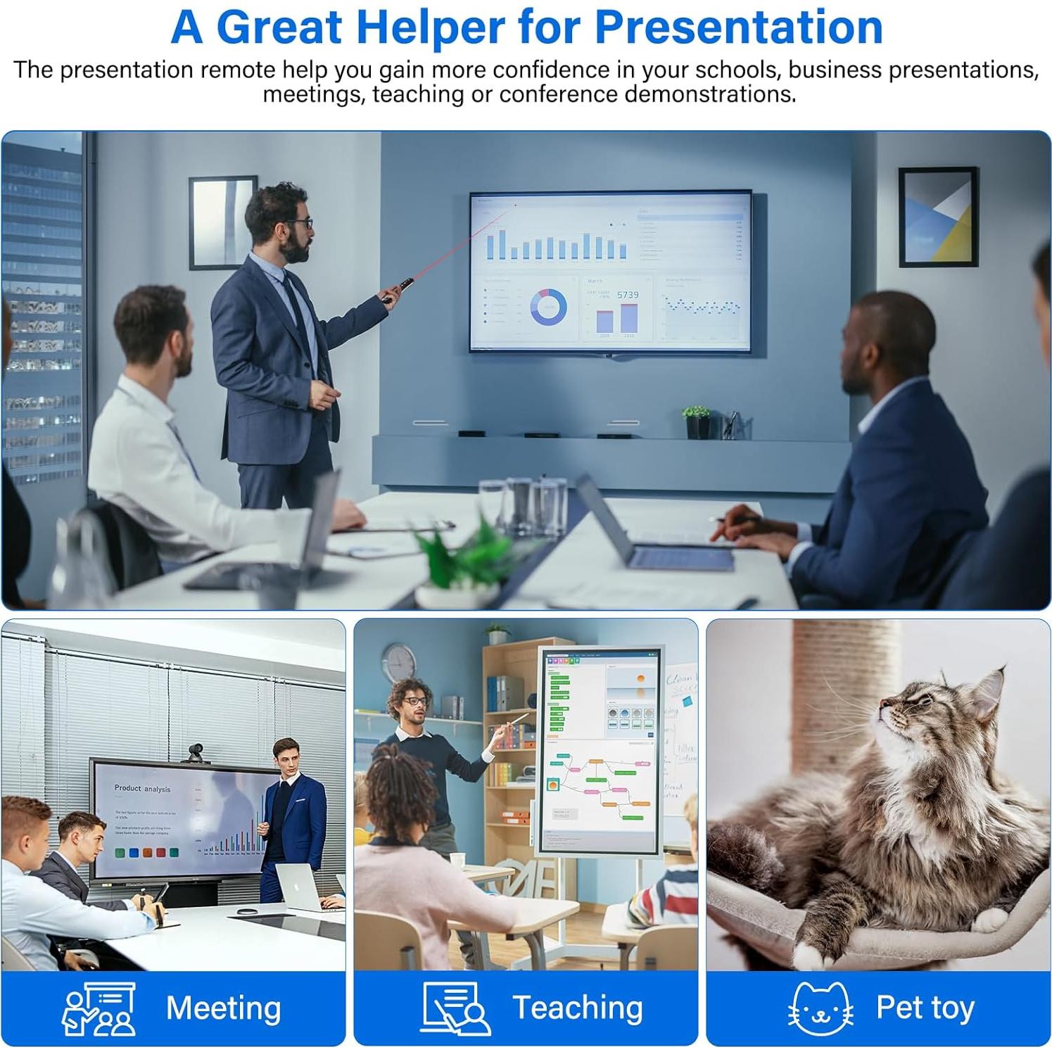 Clicker de Presentación Inalámbrico 2-en-1 USB C Dongguan