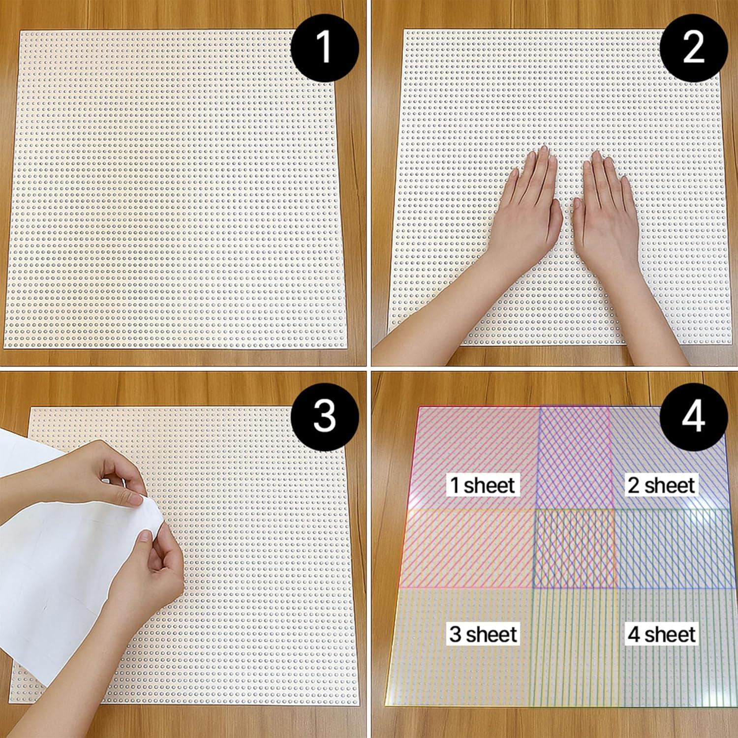 HASHI Puzzle Saver 4 Hojas 31.5 x 38.9 cm con Ganchos