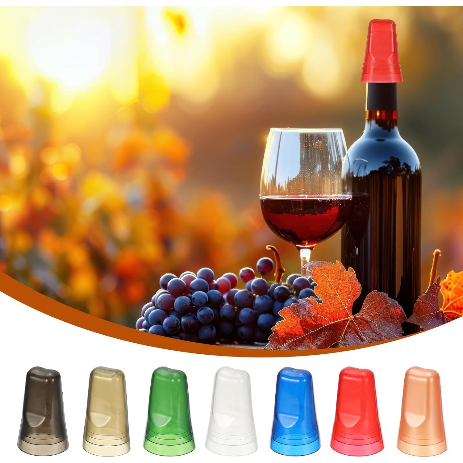 24 Tapas de Vertido Universales uxcell - Cubiertas para Botellas de Licor, Negro