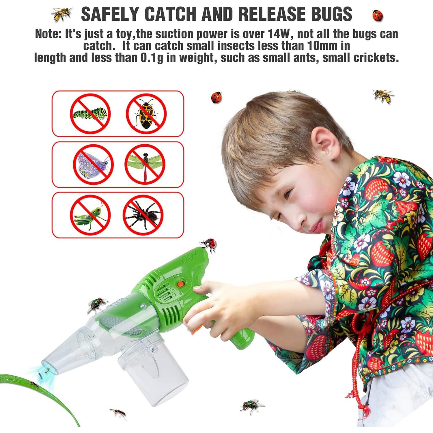 Aspirador de Insectos PLAY 14W para Niños con Lupa