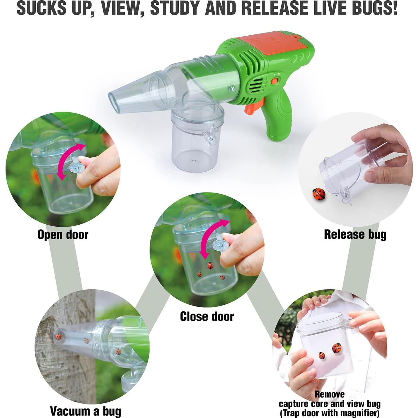 Aspirador de Insectos PLAY 14W para Niños con Lupa