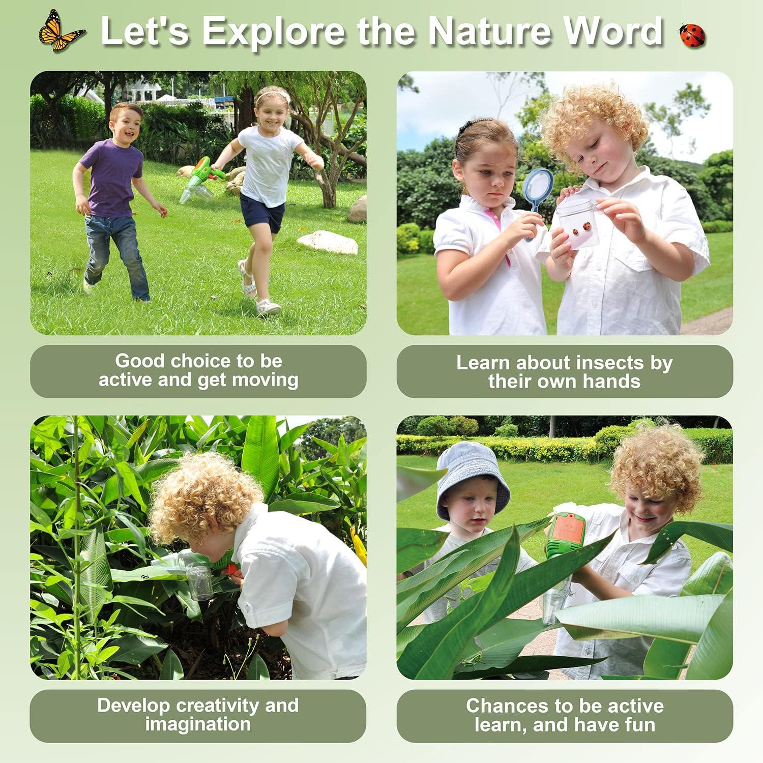 Aspirador de Insectos PLAY 14W para Niños con Lupa