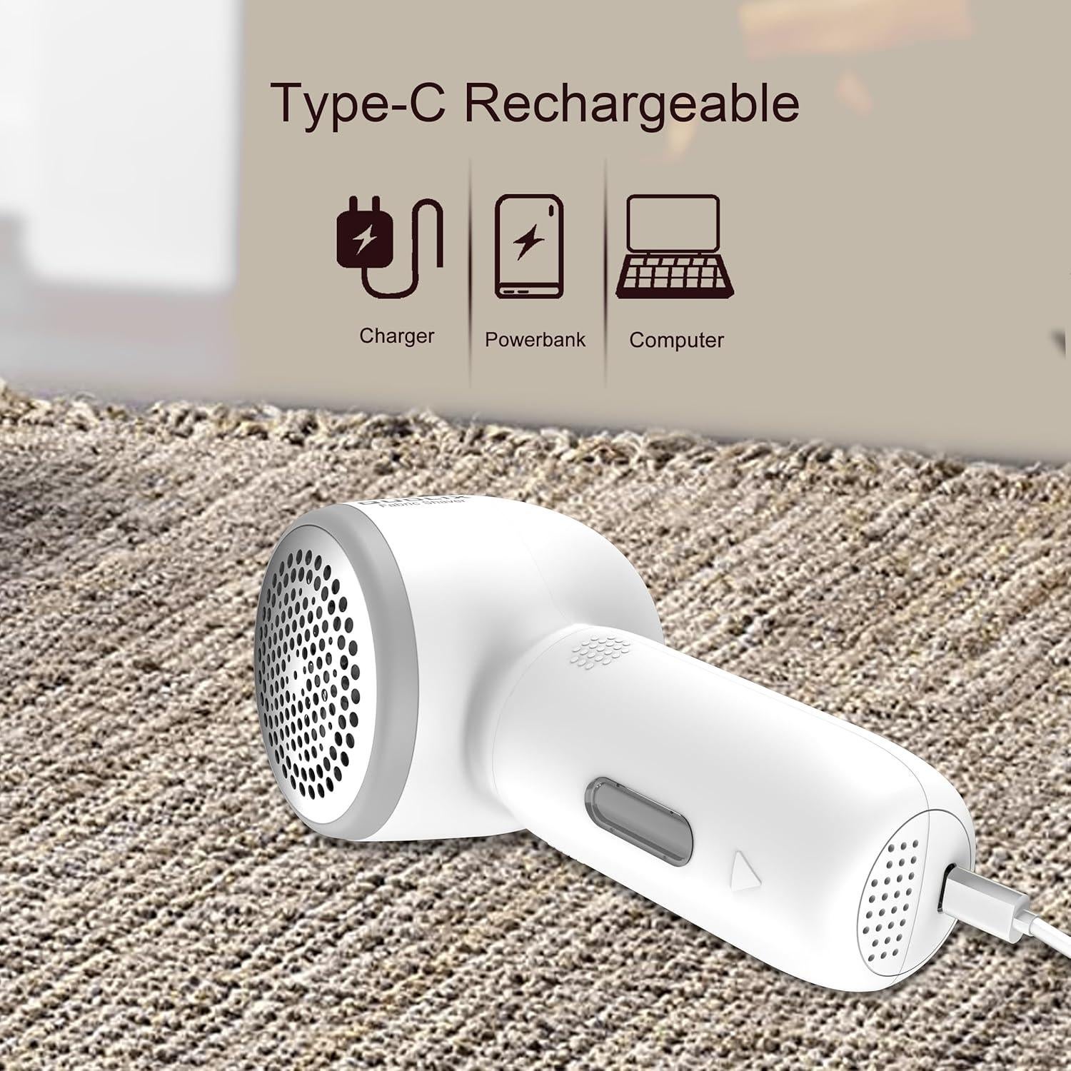 Quitapelusas Quolix Recargable 6 Hojas 6.86cm Blanco