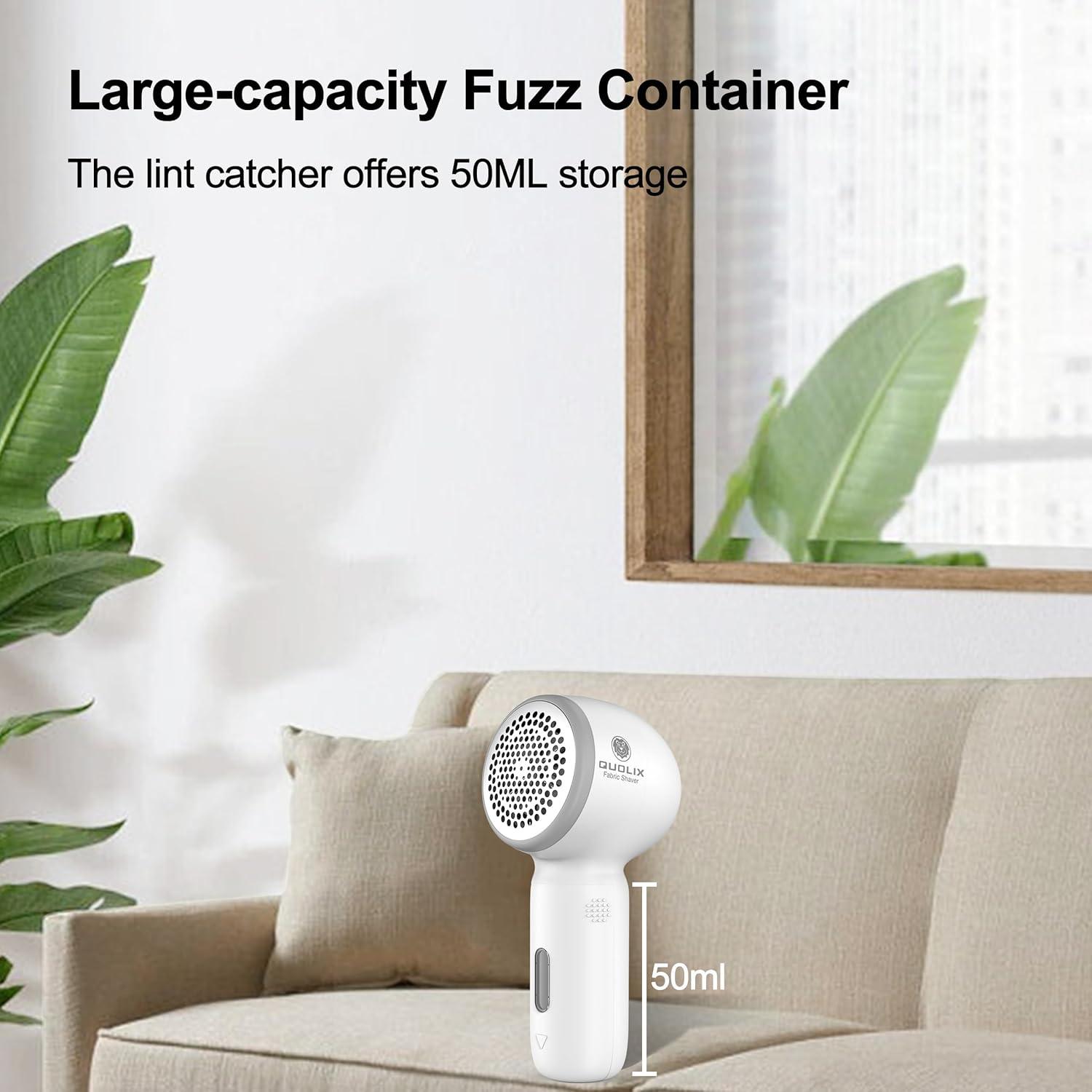 Quitapelusas Quolix Recargable 6 Hojas 6.86cm Blanco