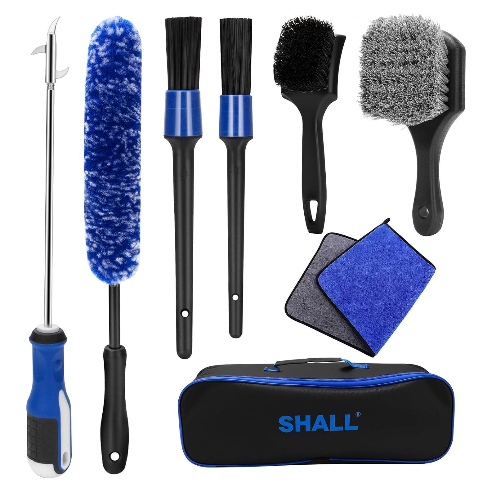 Kit de Cepillos para Ruedas SHALL 8Pcs - Limpieza Eficiente