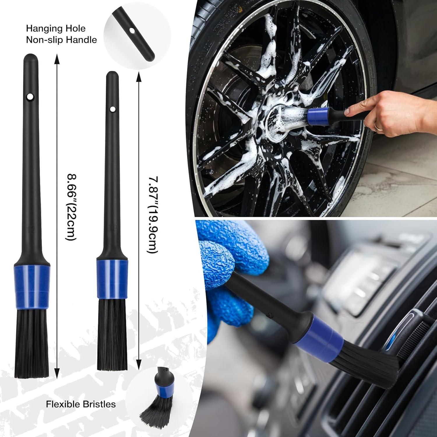 Kit de Cepillos para Ruedas SHALL 8Pcs - Limpieza Eficiente