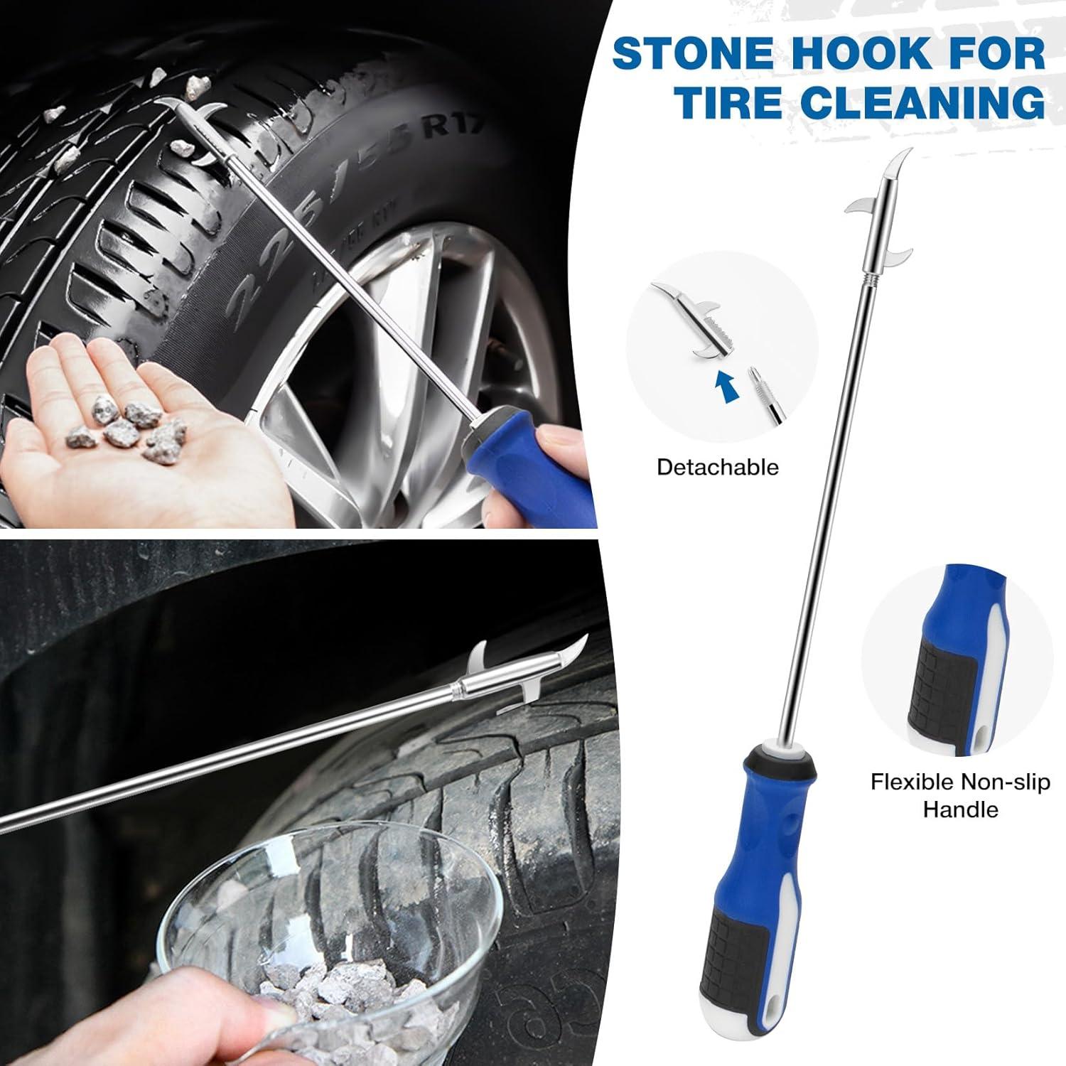 Kit de Cepillos para Ruedas SHALL 8Pcs - Limpieza Eficiente