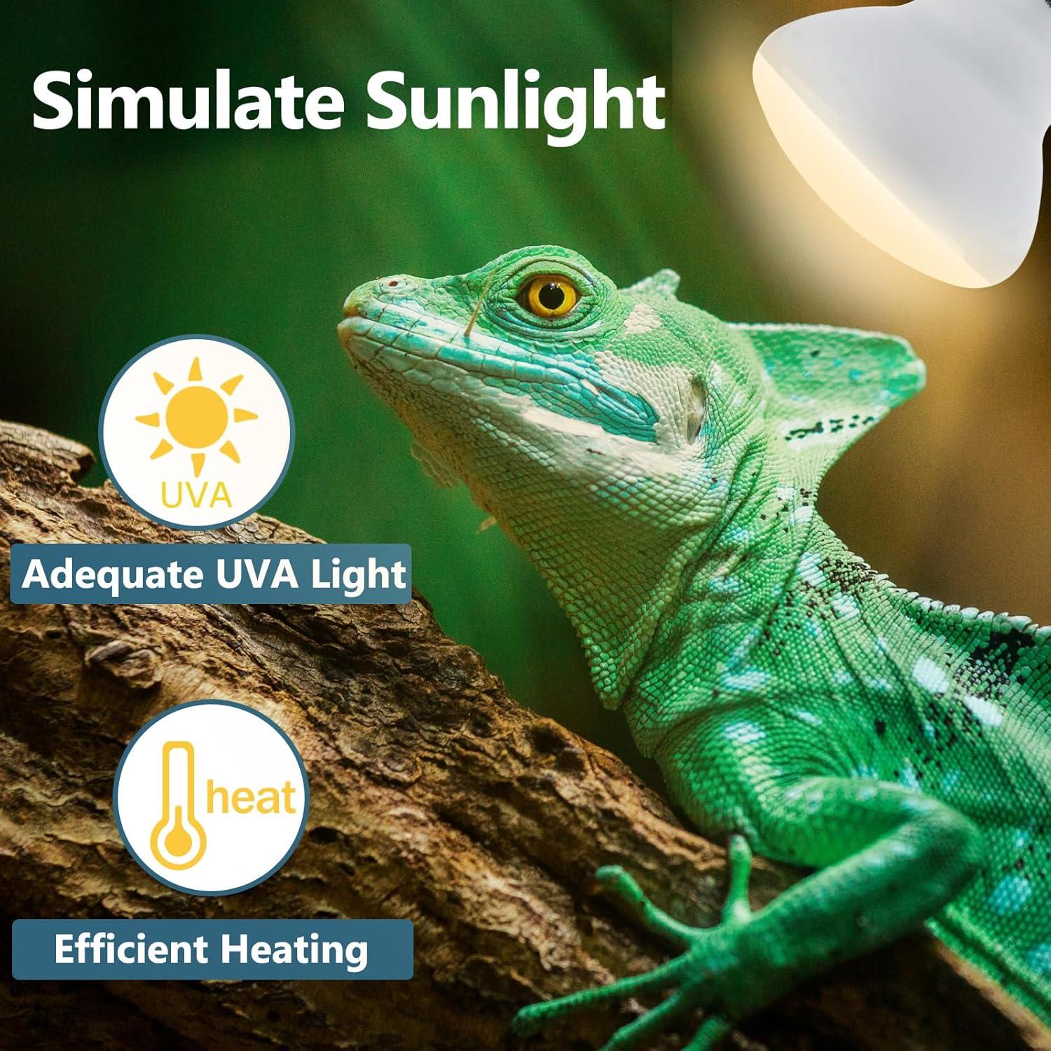 Bombilla de Calor para Reptiles LUCKY HERP 150W UVA 1 Paquete