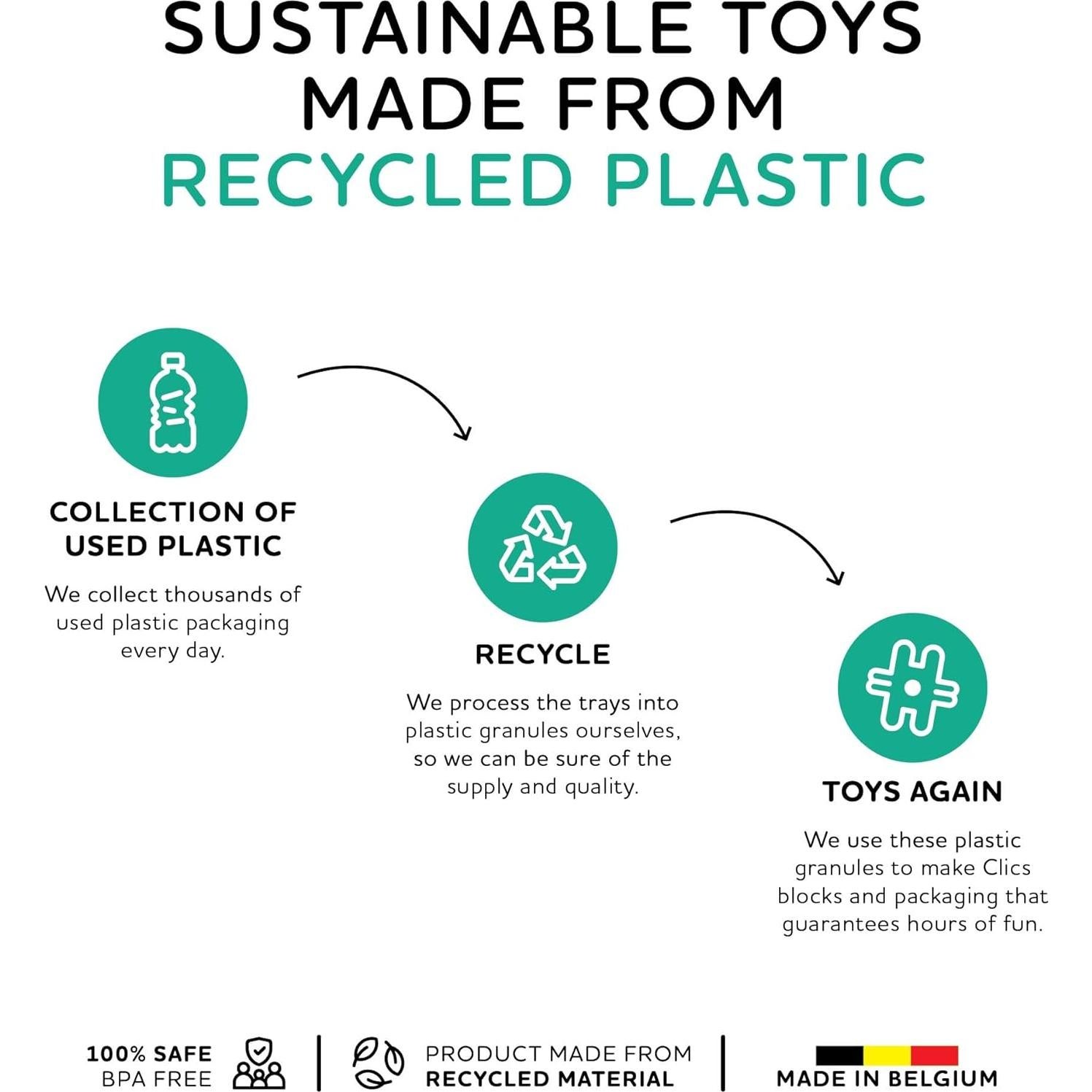 Nano Clics 125 Piezas - Juguetes de Construcción Educativos