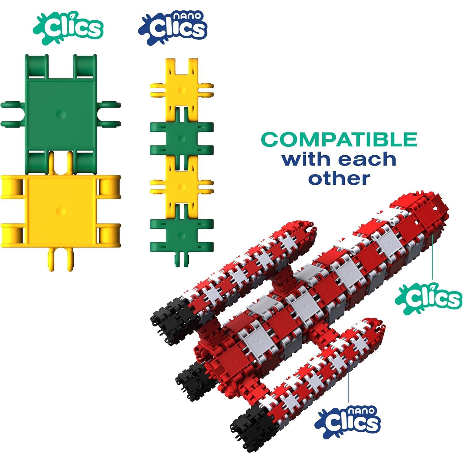 Nano Clics 125 Piezas - Juguetes de Construcción Educativos