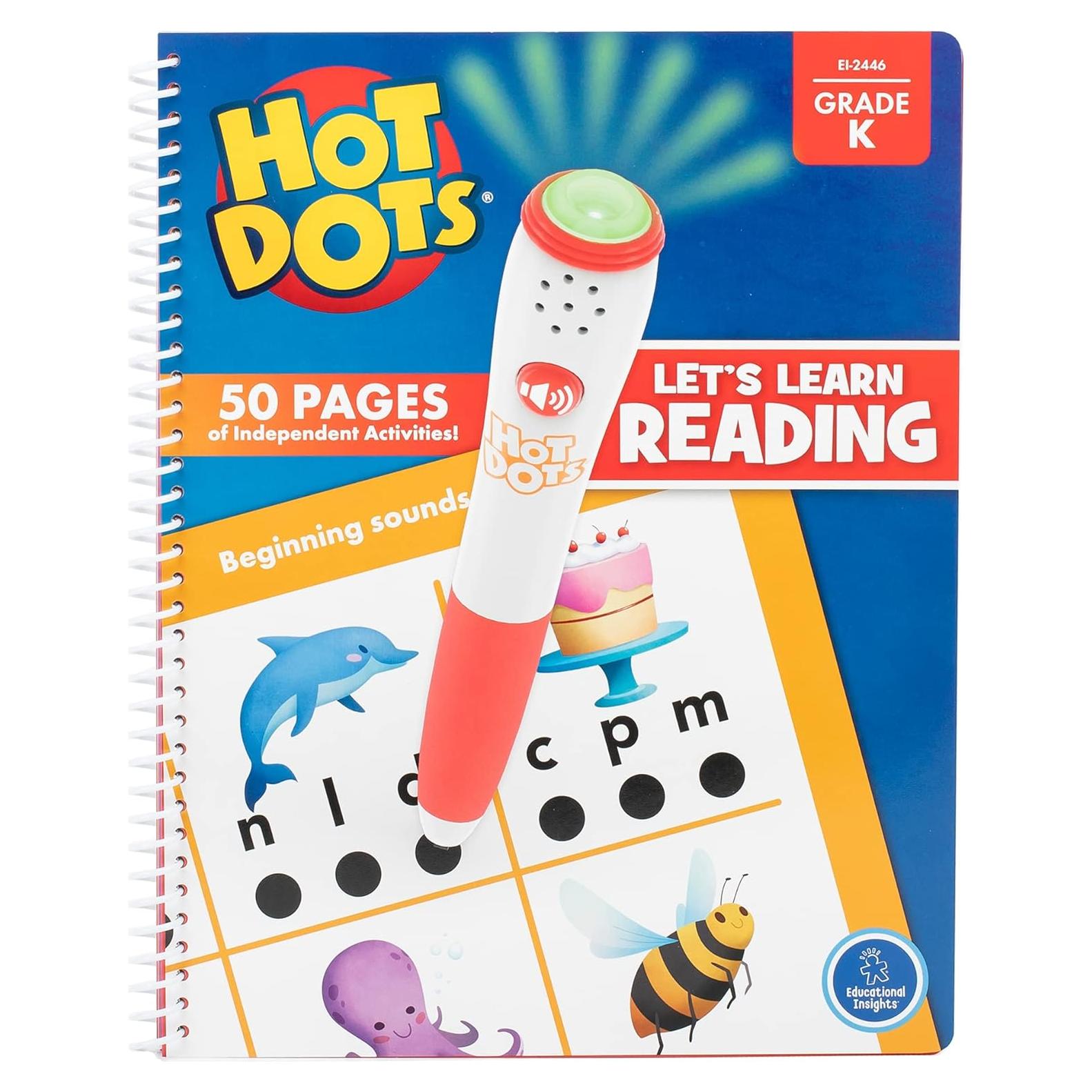 Conjunto de Lectura Hot Dots para Jardín de Infantes - 50 Actividades