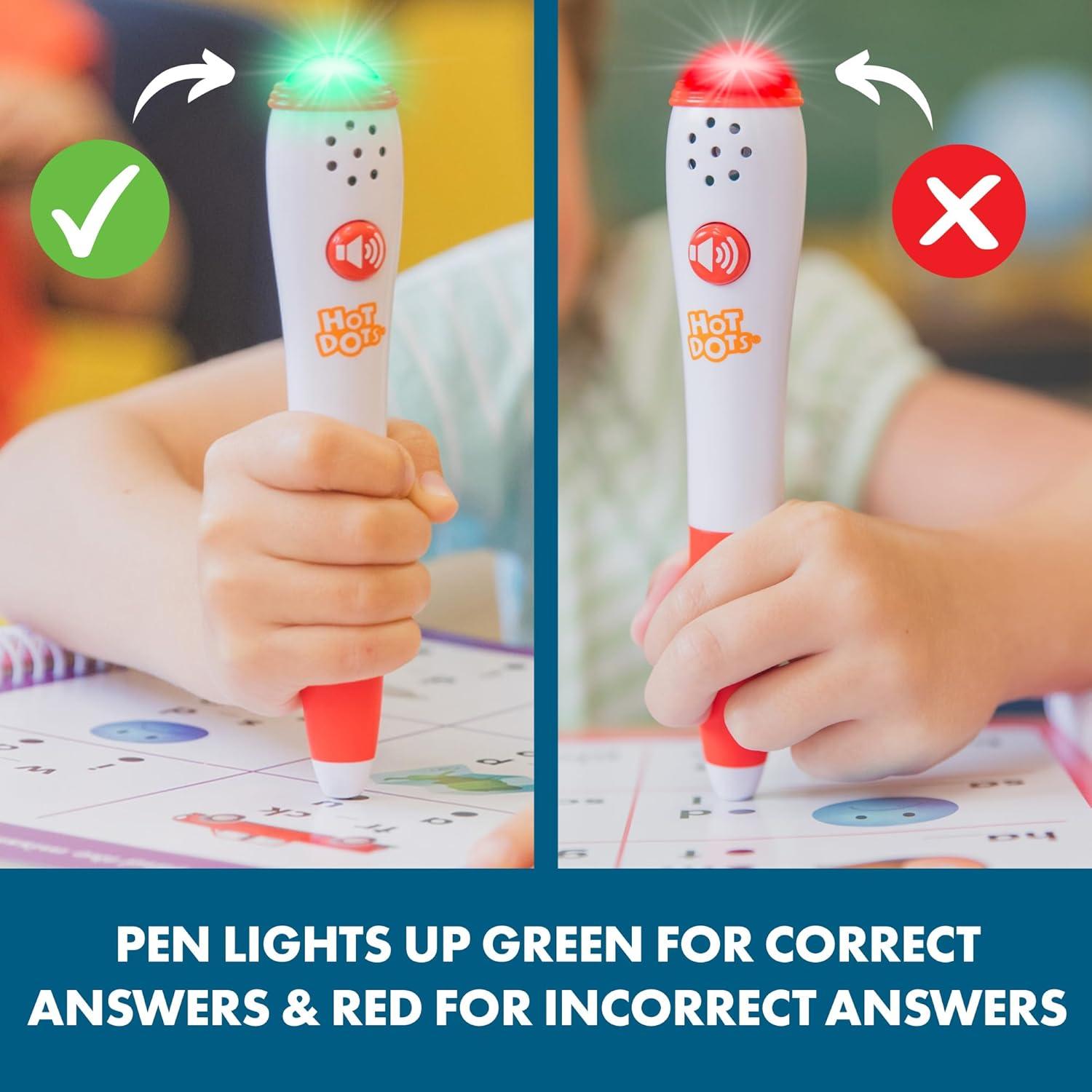 Conjunto de Lectura Hot Dots para Jardín de Infantes - 50 Actividades