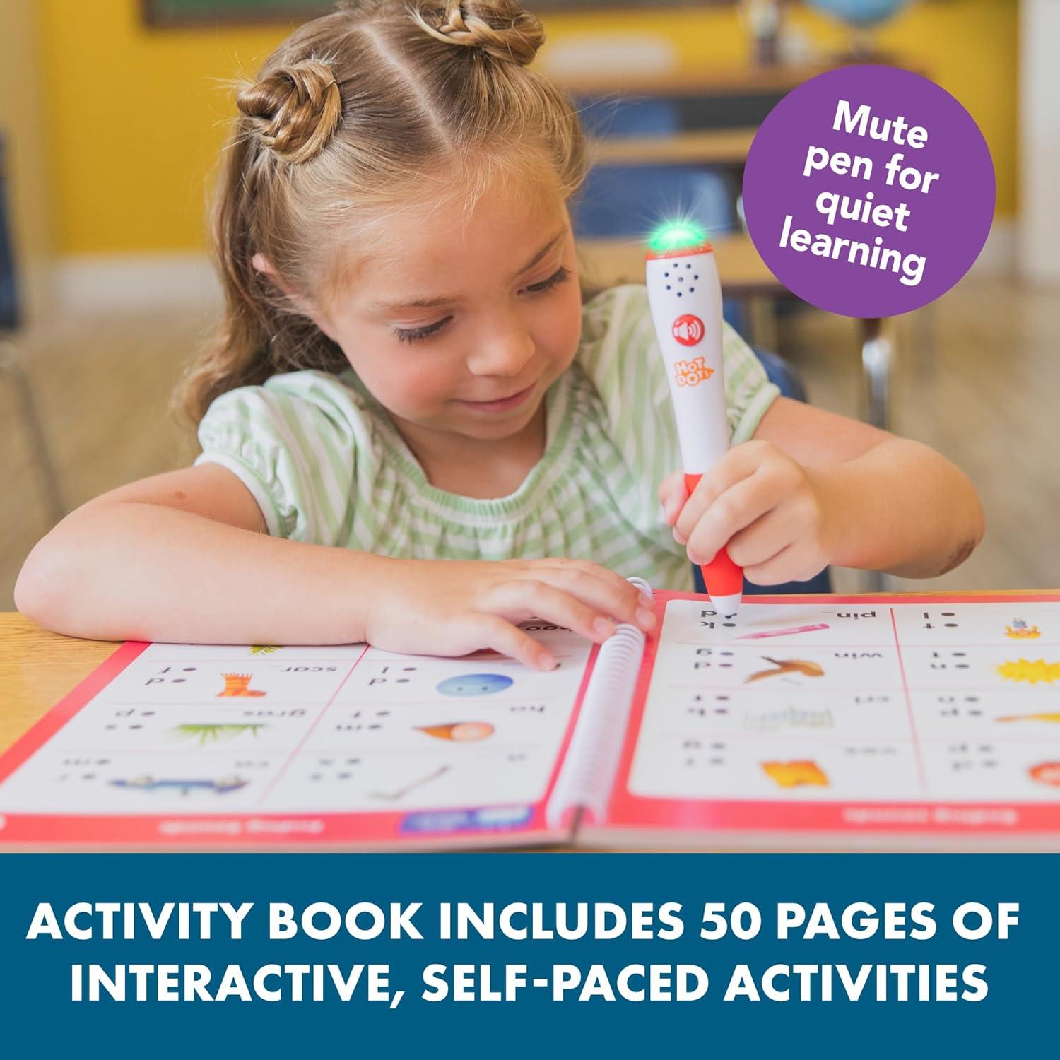 Conjunto de Lectura Hot Dots para Jardín de Infantes - 50 Actividades