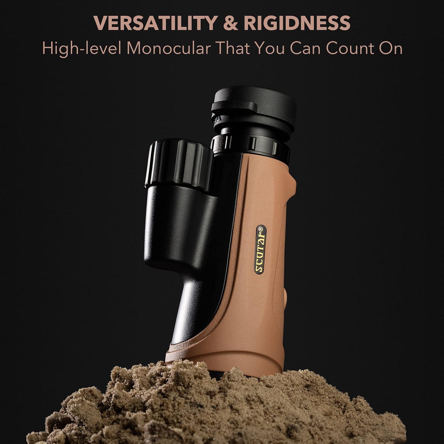 Telescopio Monocular Scotar 12x50 Impermeable con Accesorios