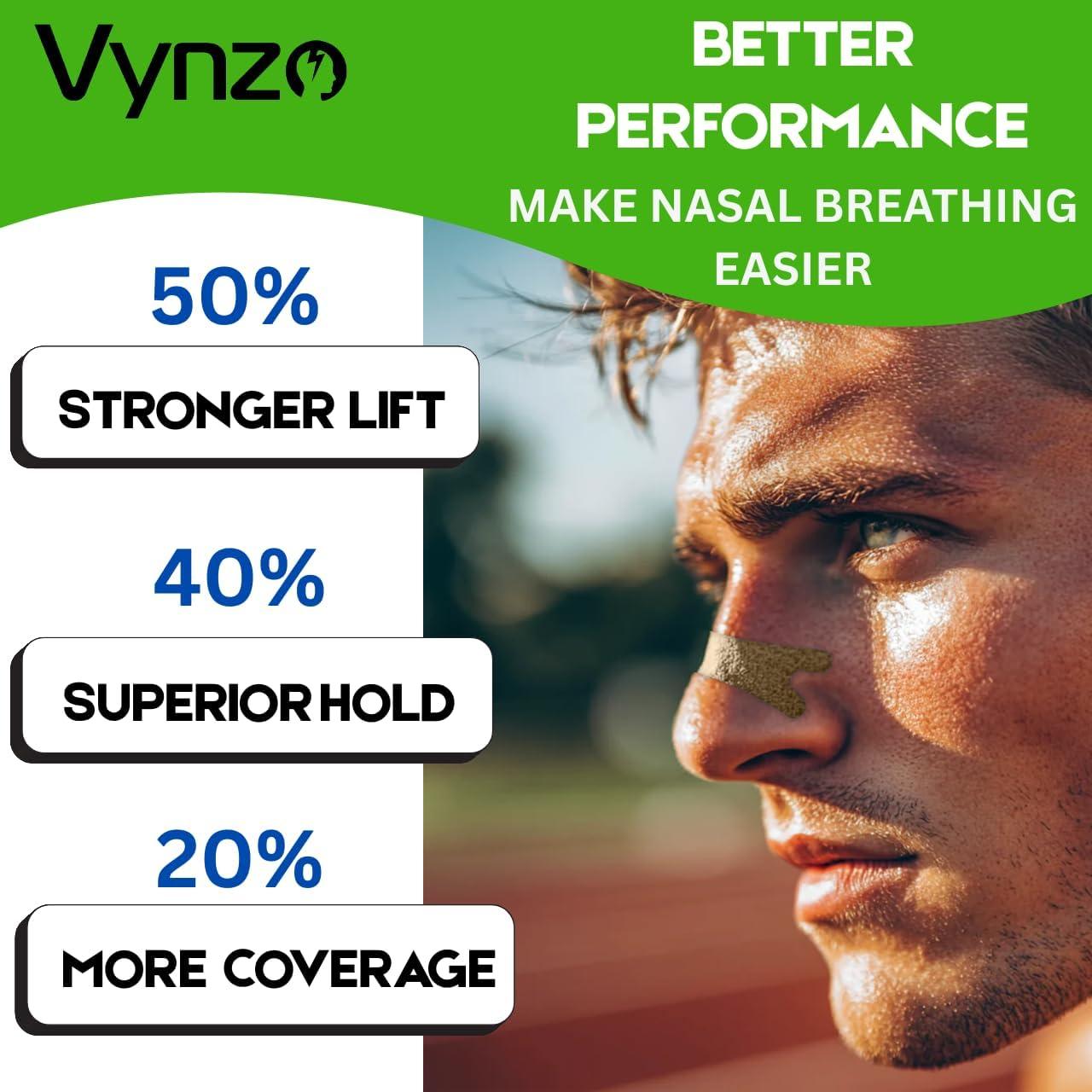 Tiras Nasales VYNZO para Ronquidos - 30 Unidades Hipoalergénicas