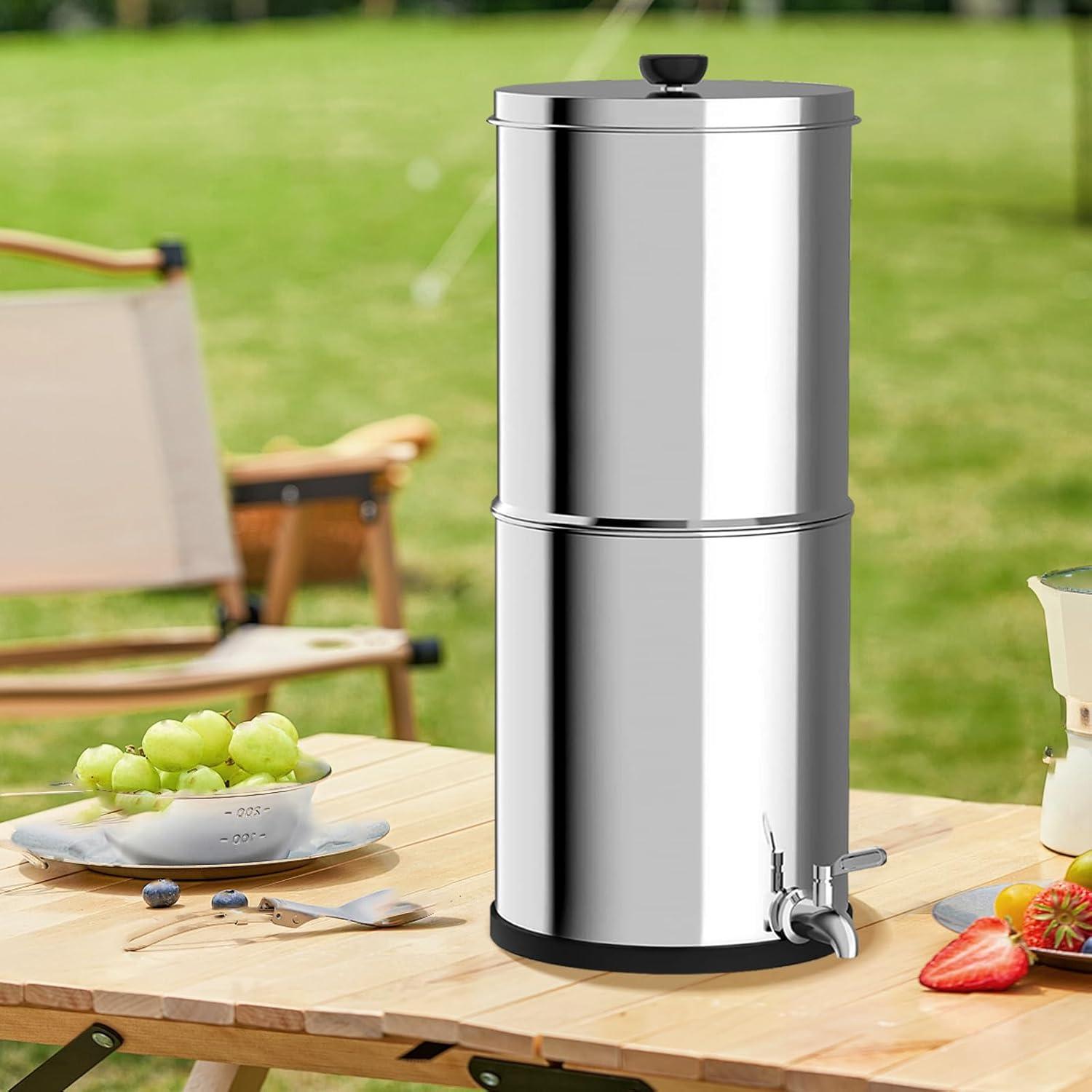 Filtro de Agua por Gravedad Honko Funsoon 8.5L Acero Inoxidable