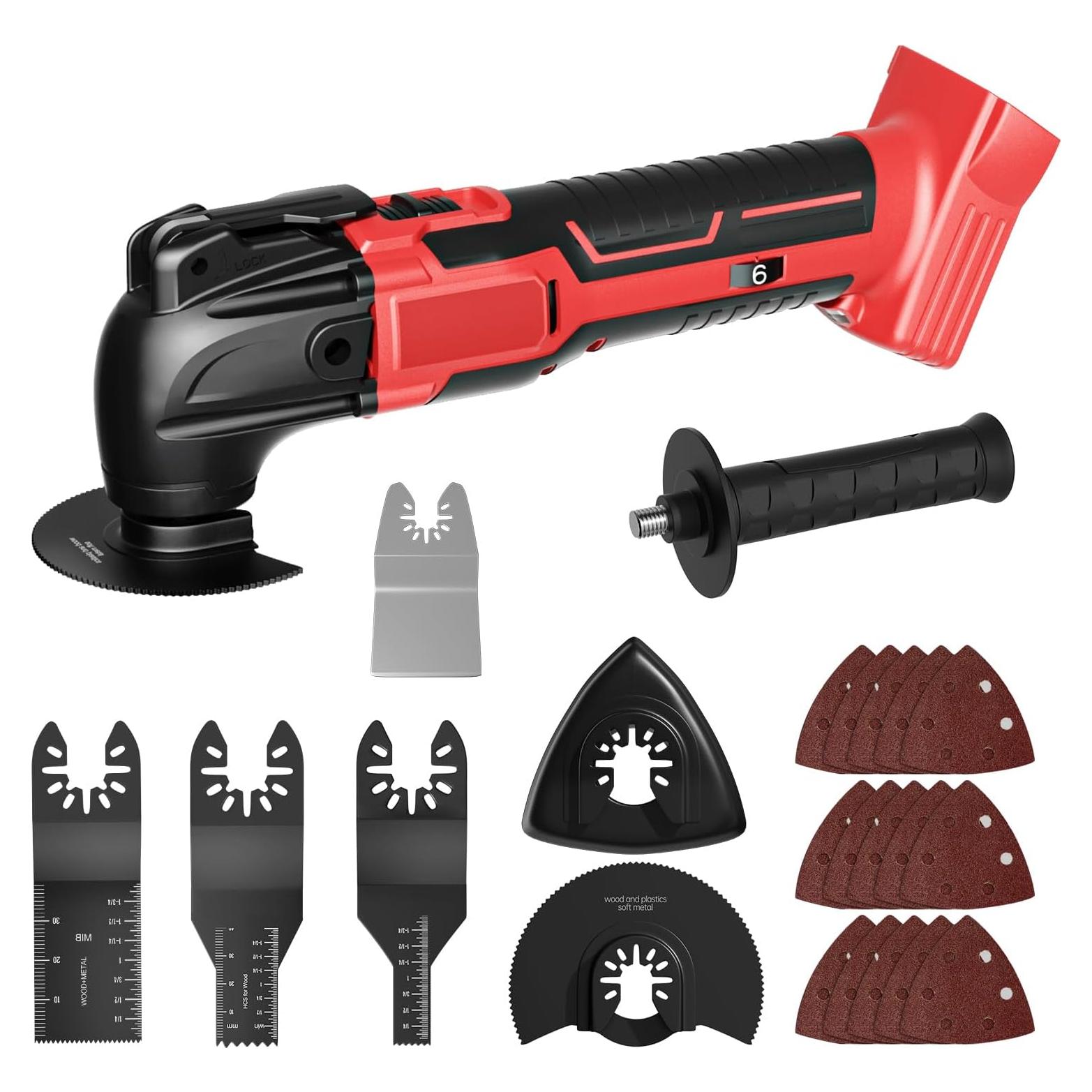 Herramienta Oscilante Inalámbrica Samvinor 18V con 6 Velocidades